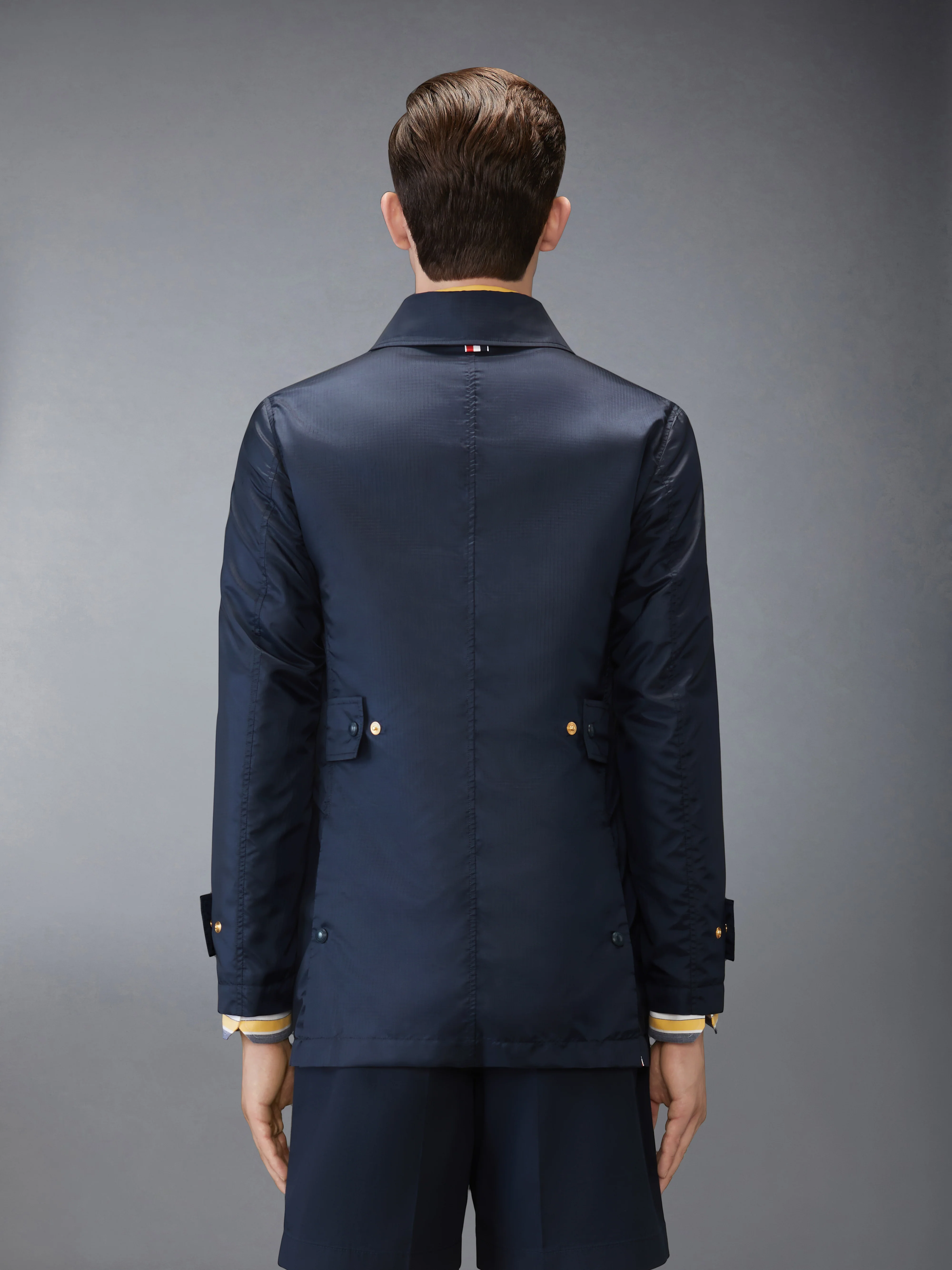 RIPSTOP UNCONSTRUCTED RELAXED OVERCOAT - Image 5