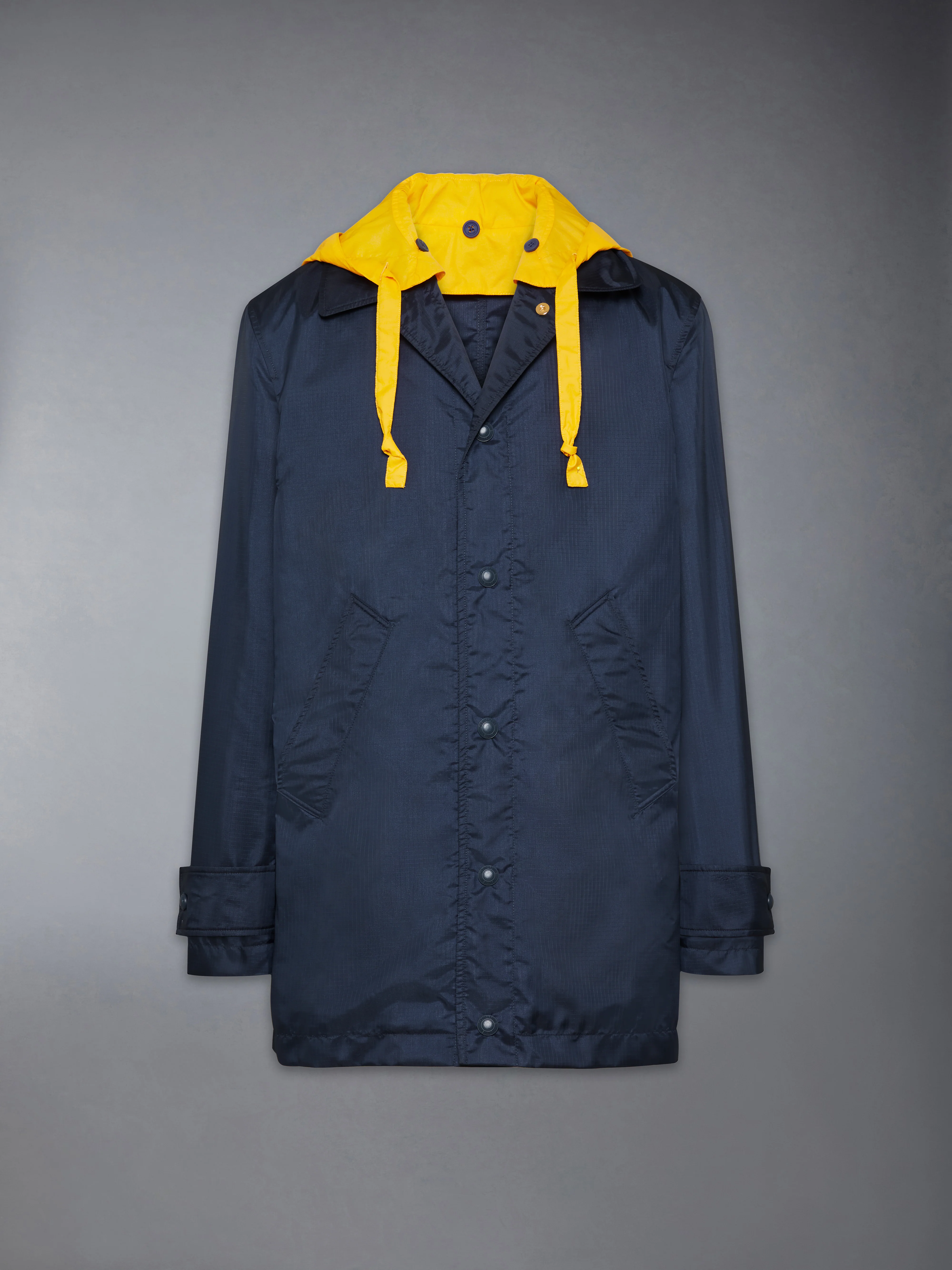 RIPSTOP UNCONSTRUCTED RELAXED OVERCOAT - Image 9
