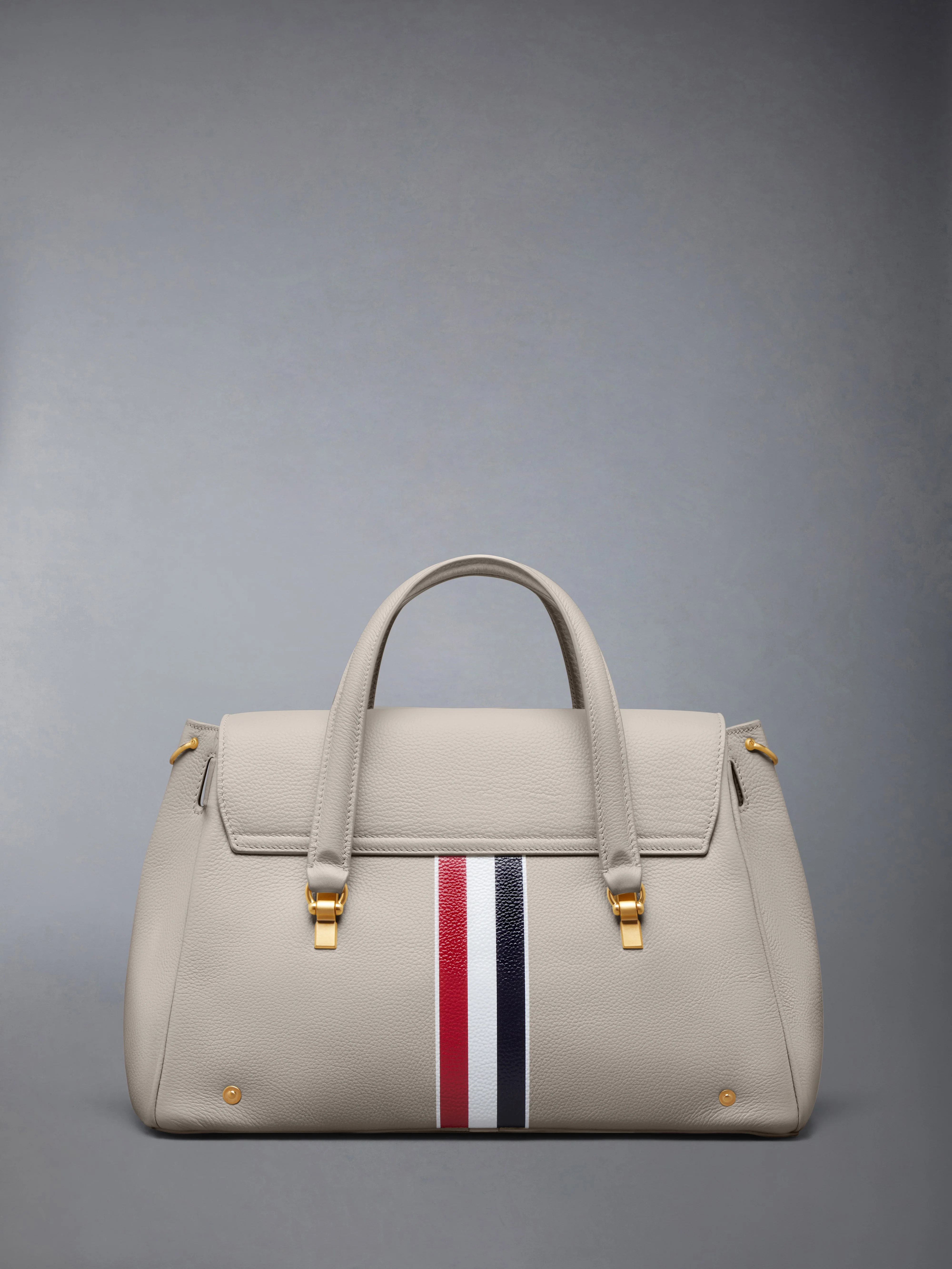 RWB STRIPE BOLTON BAG IN SOFT PEBBLE GRAIN LEATHER - Image 5