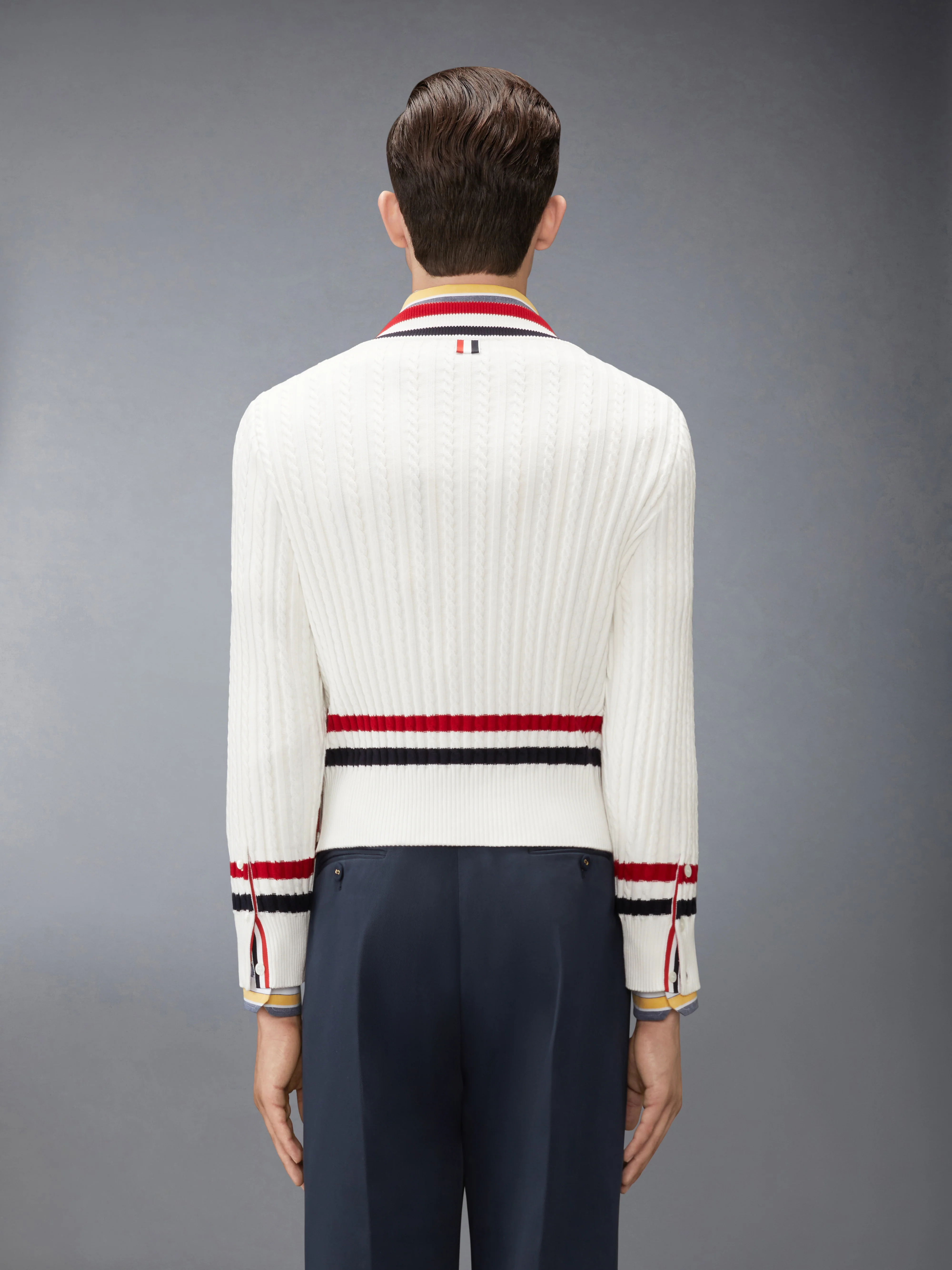 RWB STRIPE CRICKET PULLOVER - Image 2