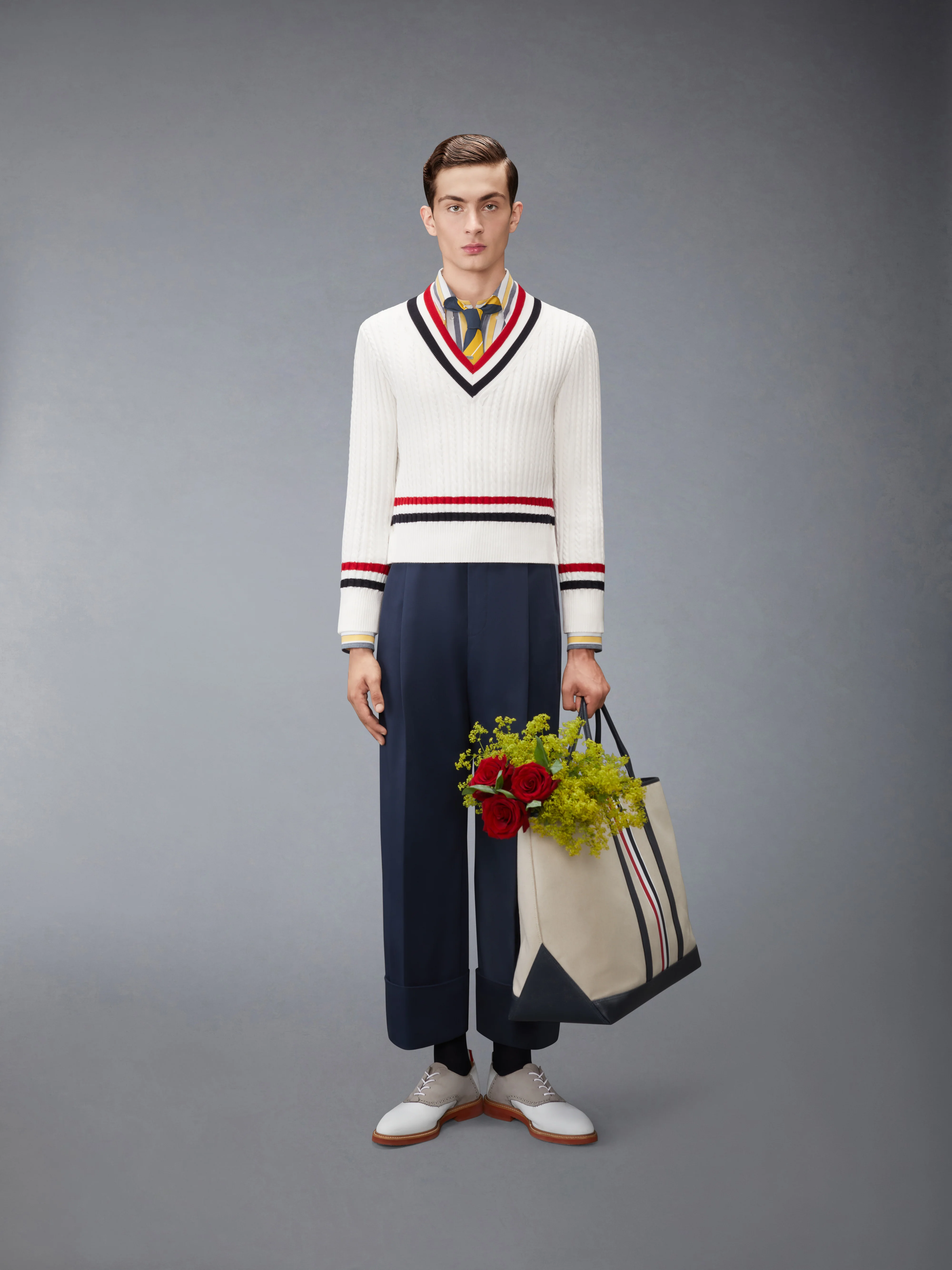 RWB STRIPE CRICKET PULLOVER - Image 3