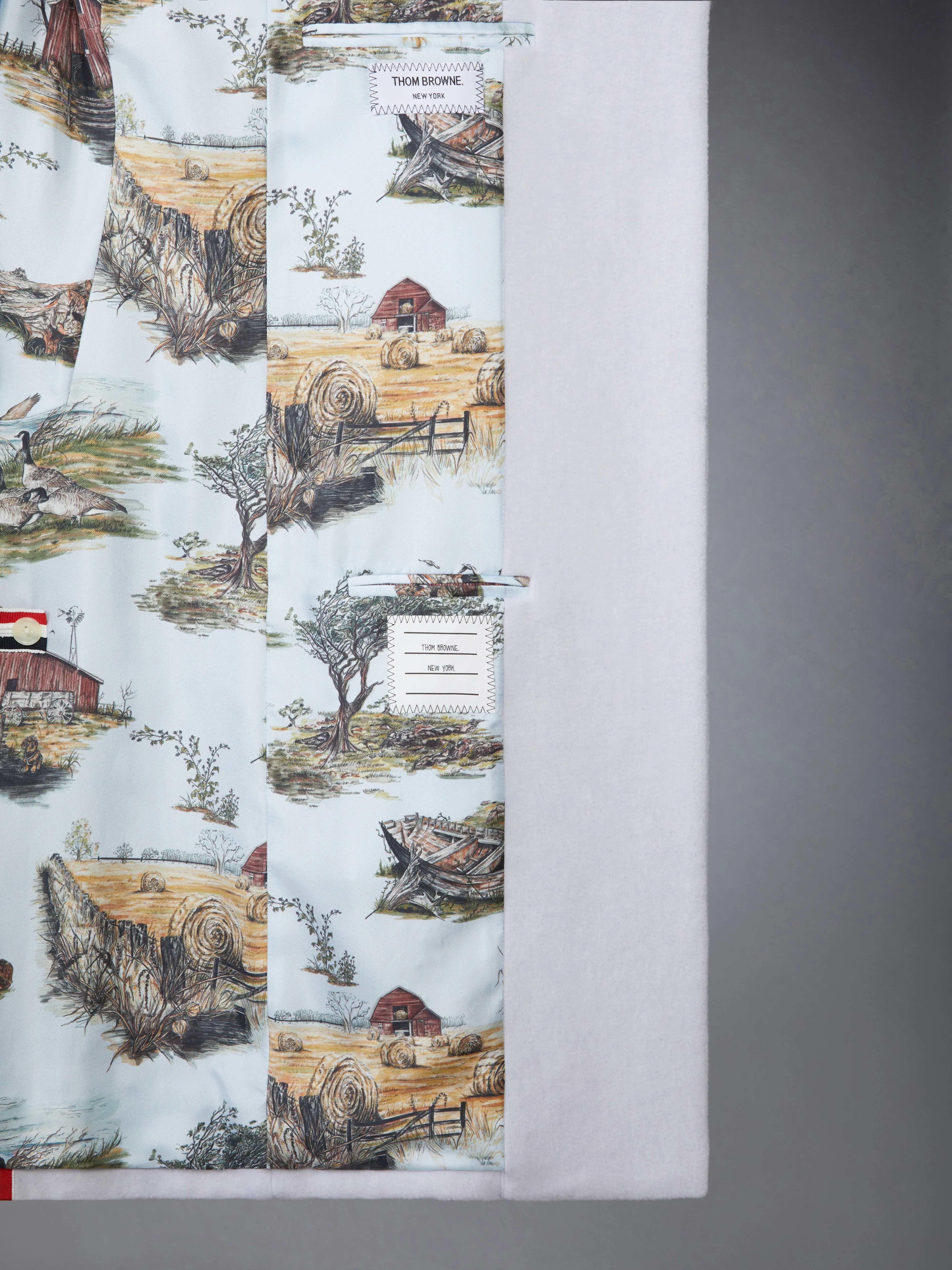 SCENIC TOILE APPLIQUE BAL COLLAR OVERCOAT - Image 6
