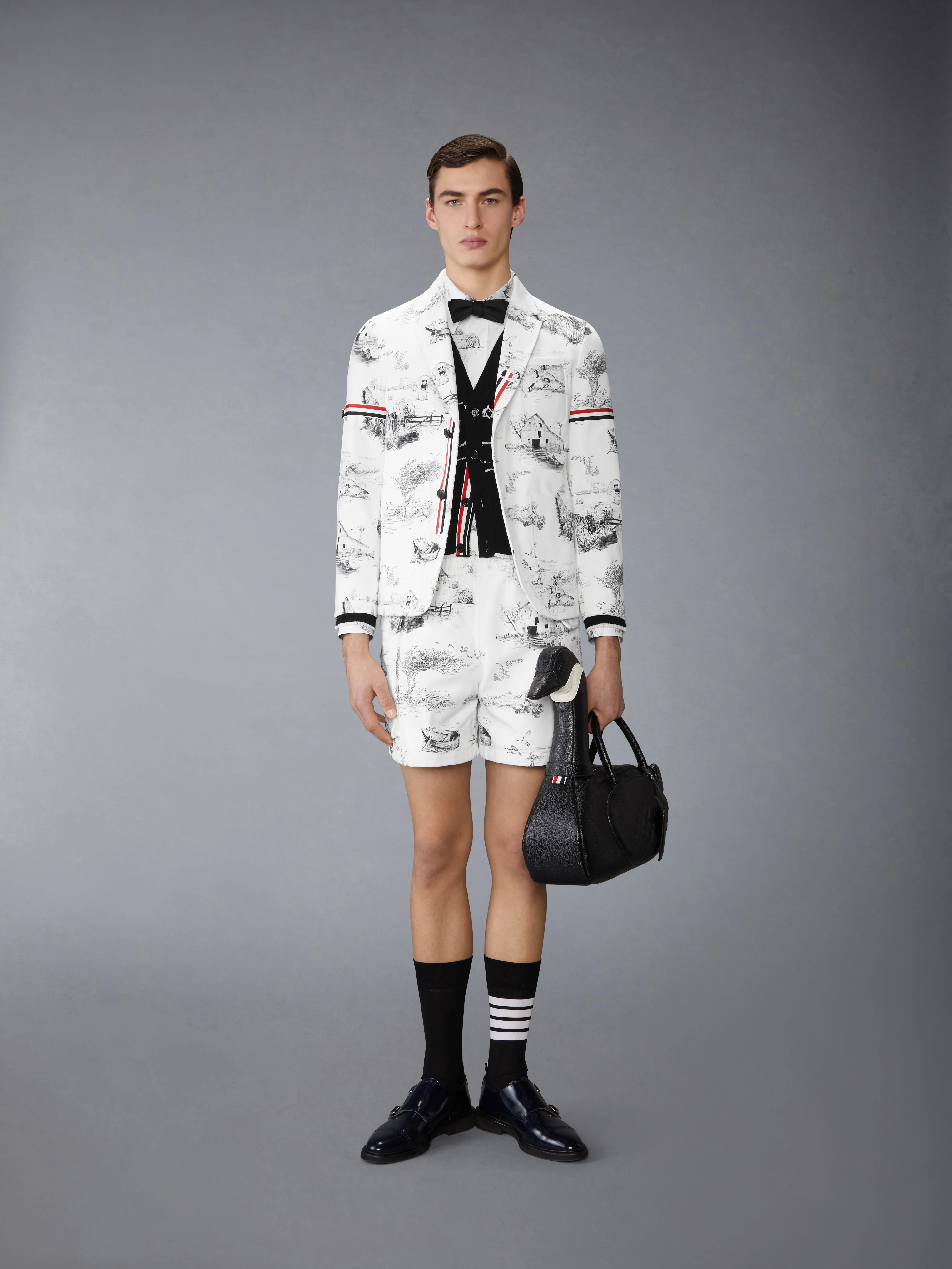 SCENIC TOILE COTTON CANVAS UNCONSTRUCTED SPORTCOAT - Image 3