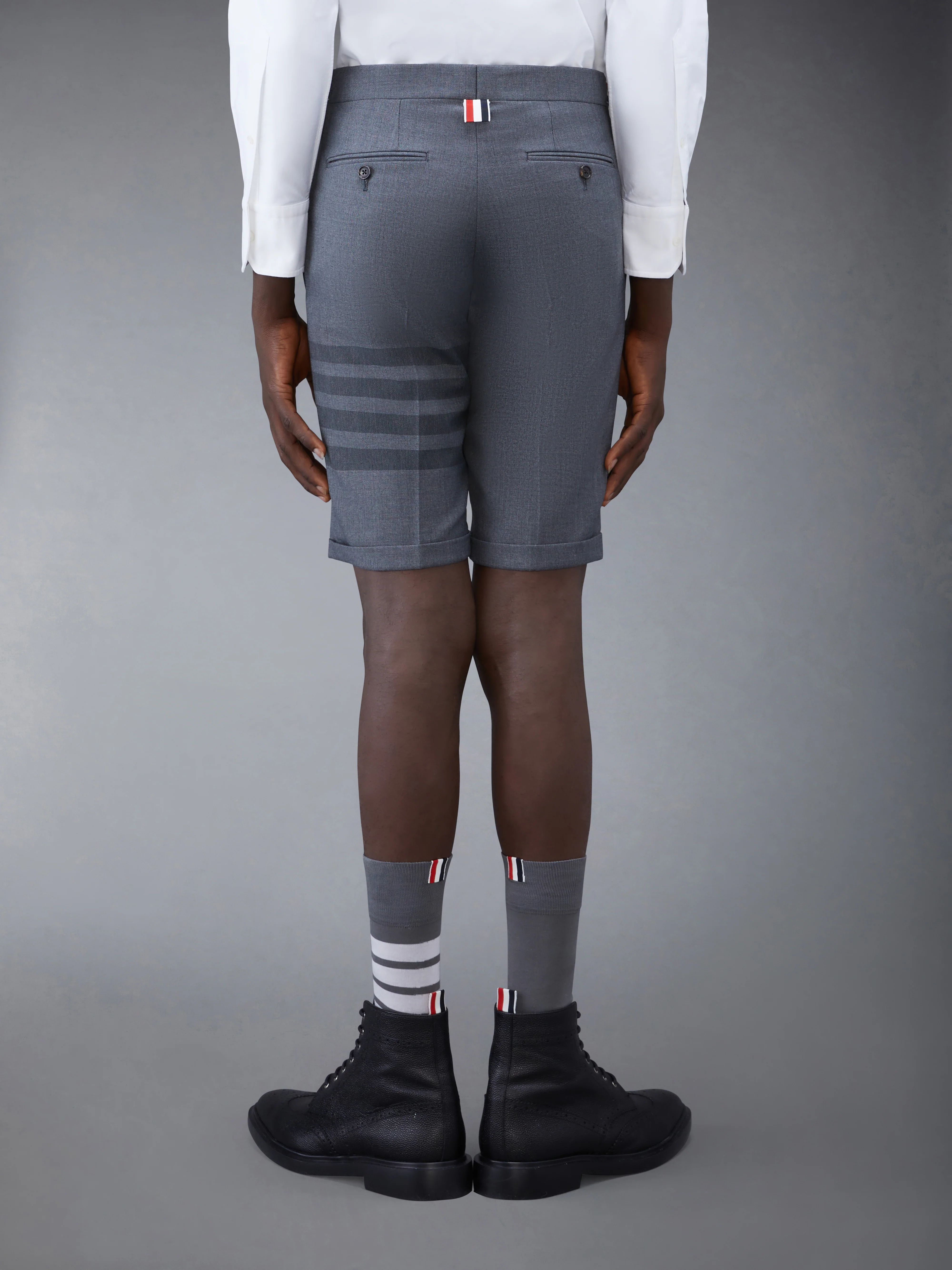 SCHOOL UNIFORM 4-BAR LOW RISE SHORTS - Image 2