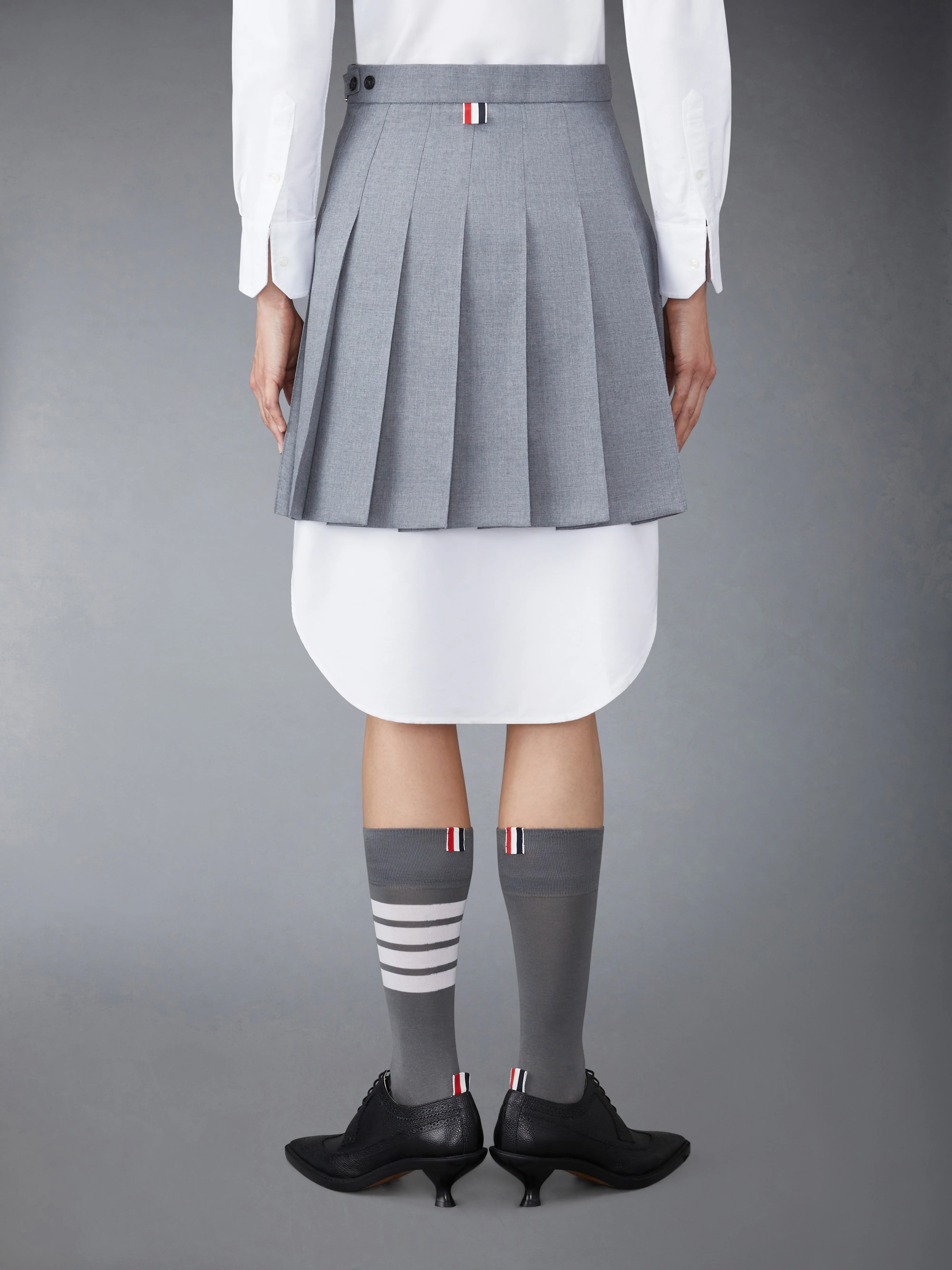 SCHOOL UNIFORM PLEATED MINI SKIRT - Image 3