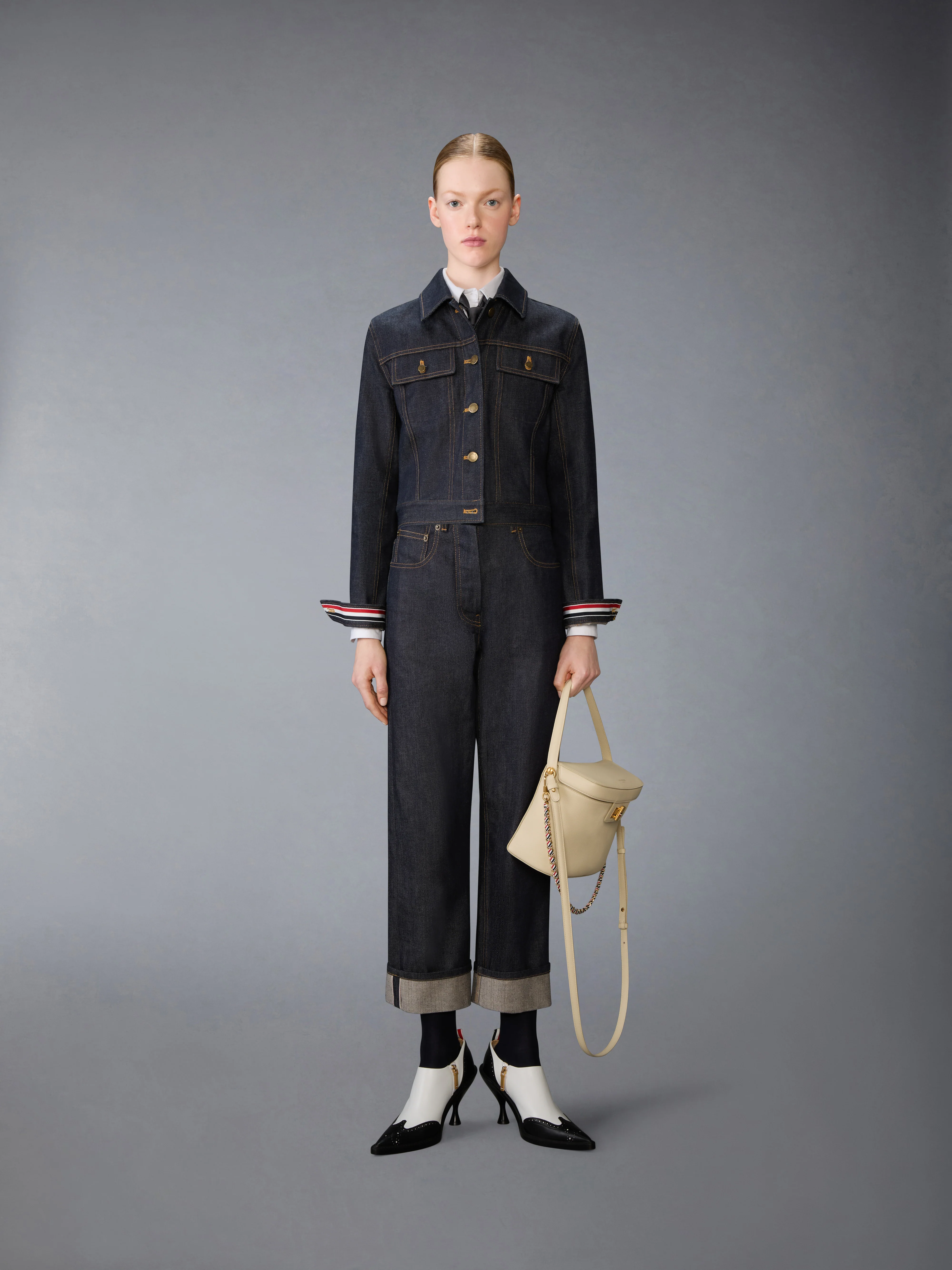 SELVEDGE DENIM SHRUNKEN  JACKET - Image 3