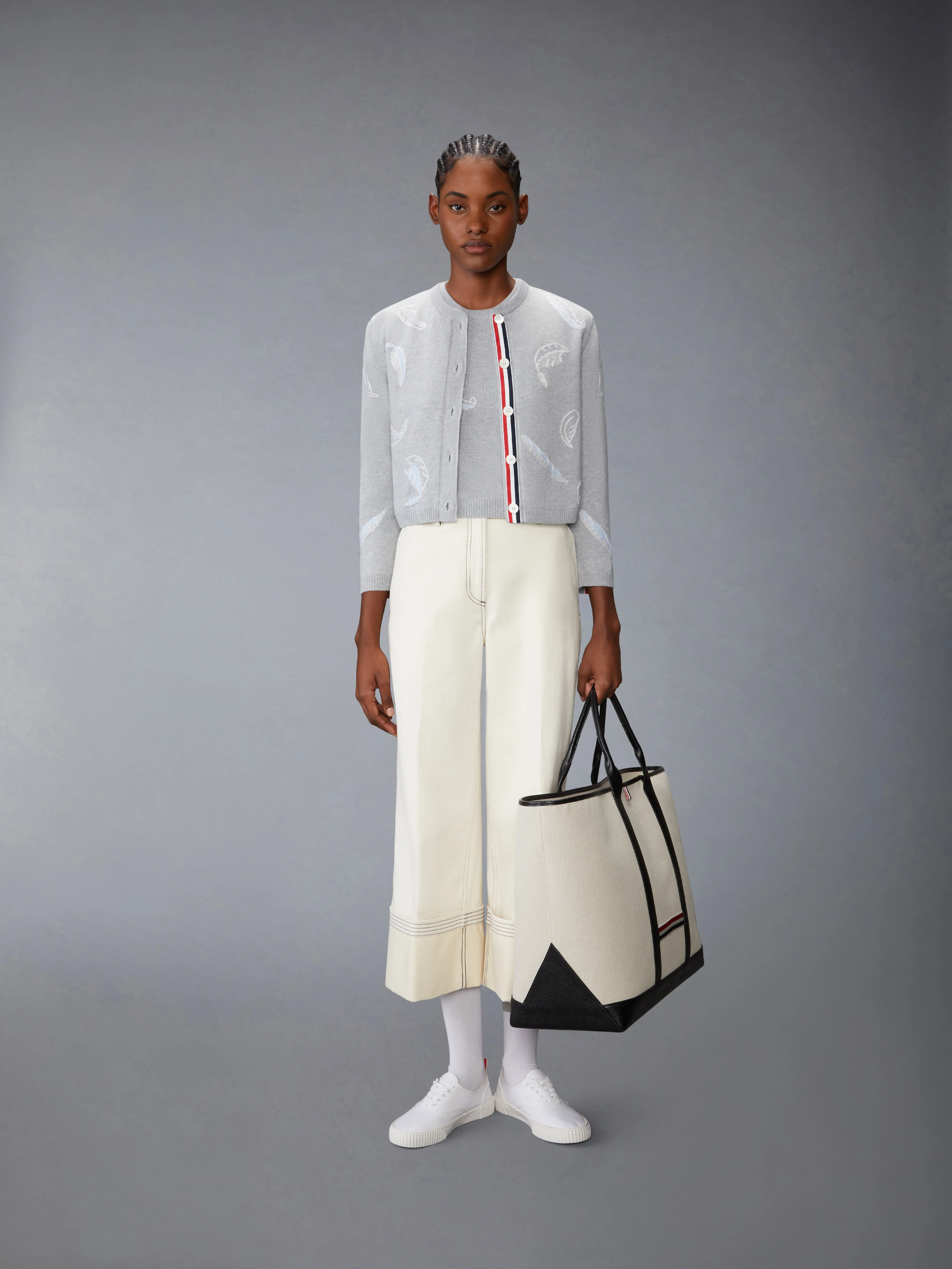 SELVEDGE DENIM WIDE LEG TROUSER - Image 3