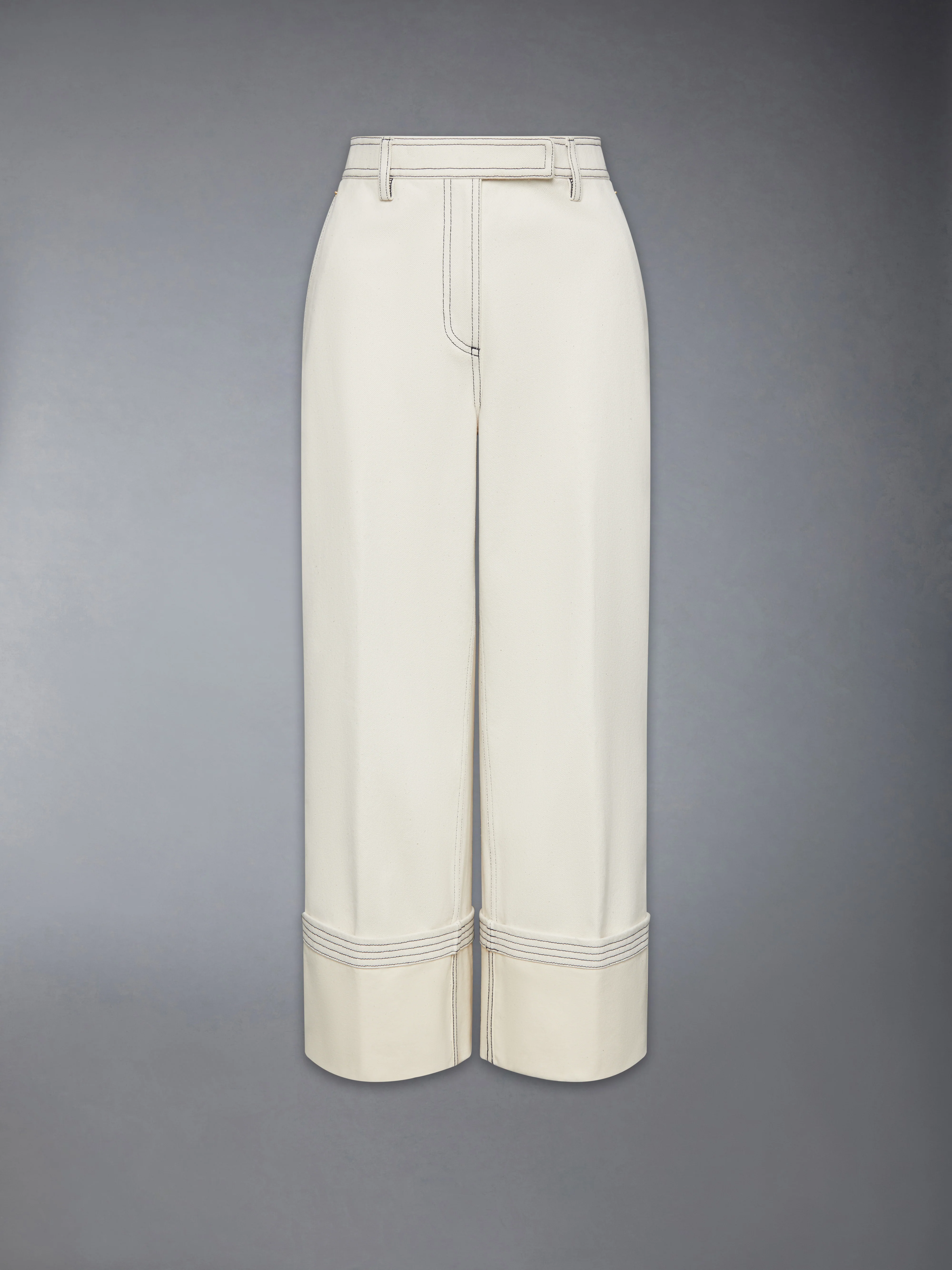 SELVEDGE DENIM WIDE LEG TROUSER - Image 5