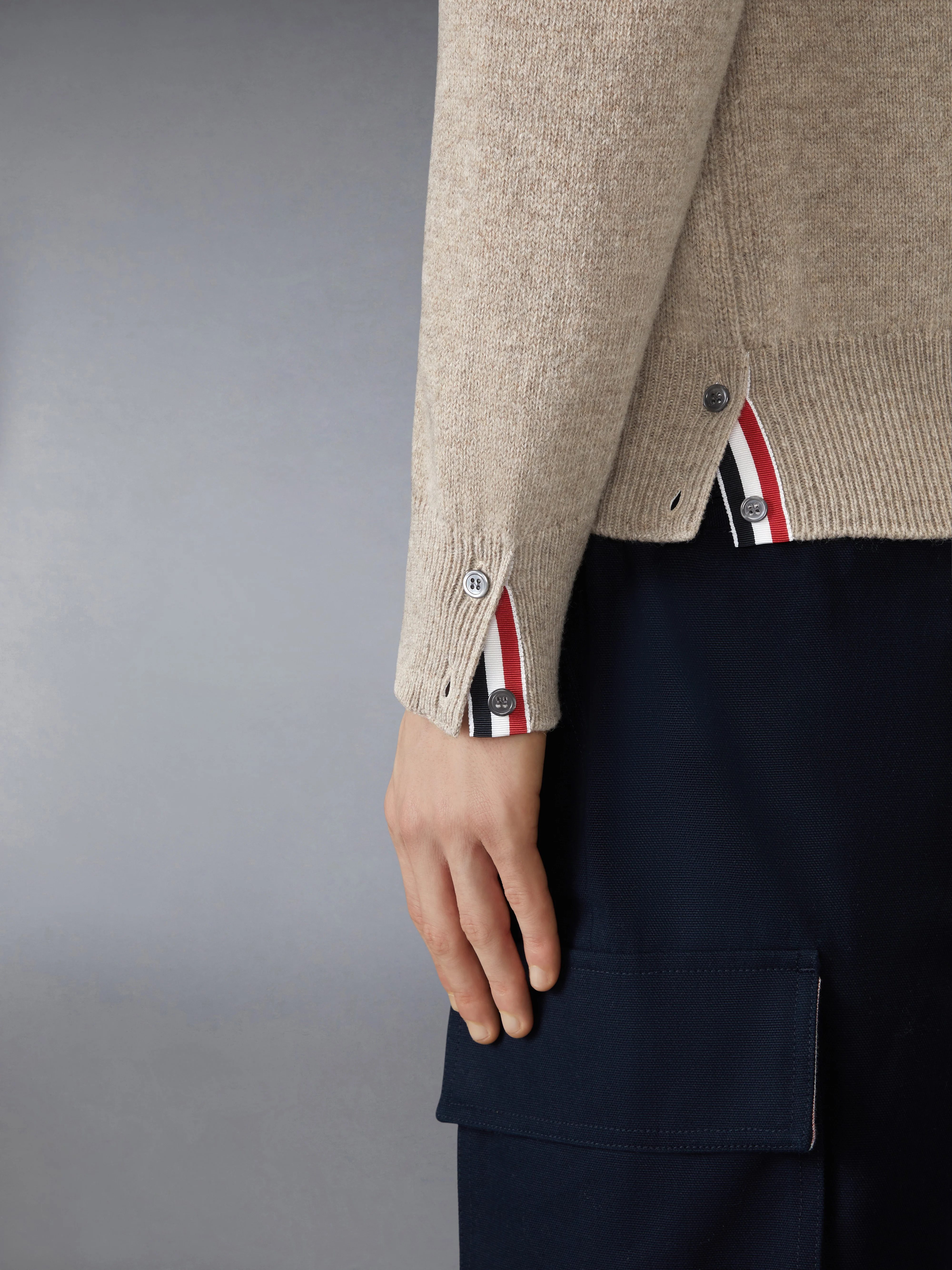 SHETLAND WOOL 4-BAR RELAXED FIT PULLOVER - Image 4