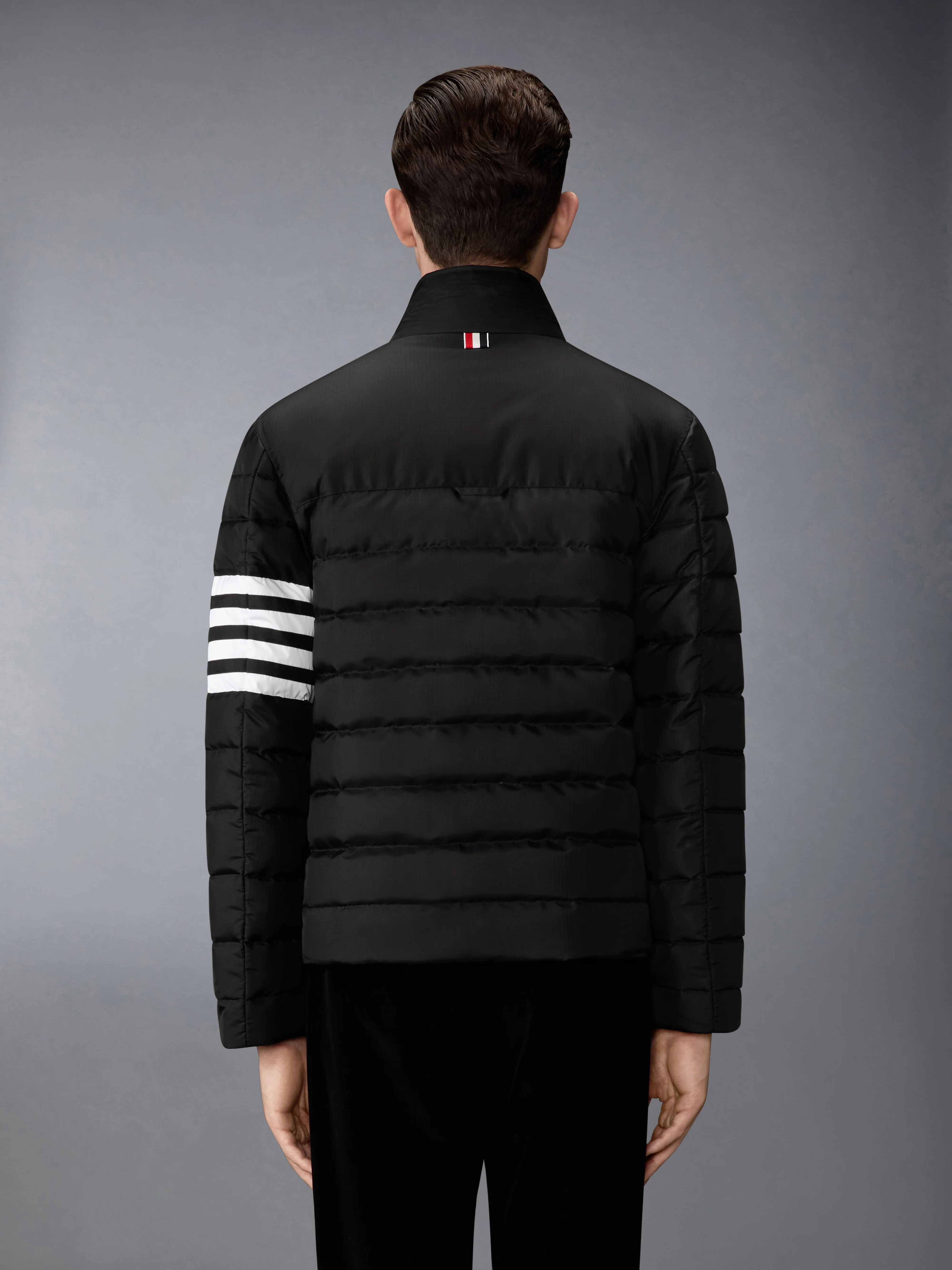 SHINY RIPSTOP LIGHTWEIGHT DOWN FILLED 4-BAR JACKET - Image 2