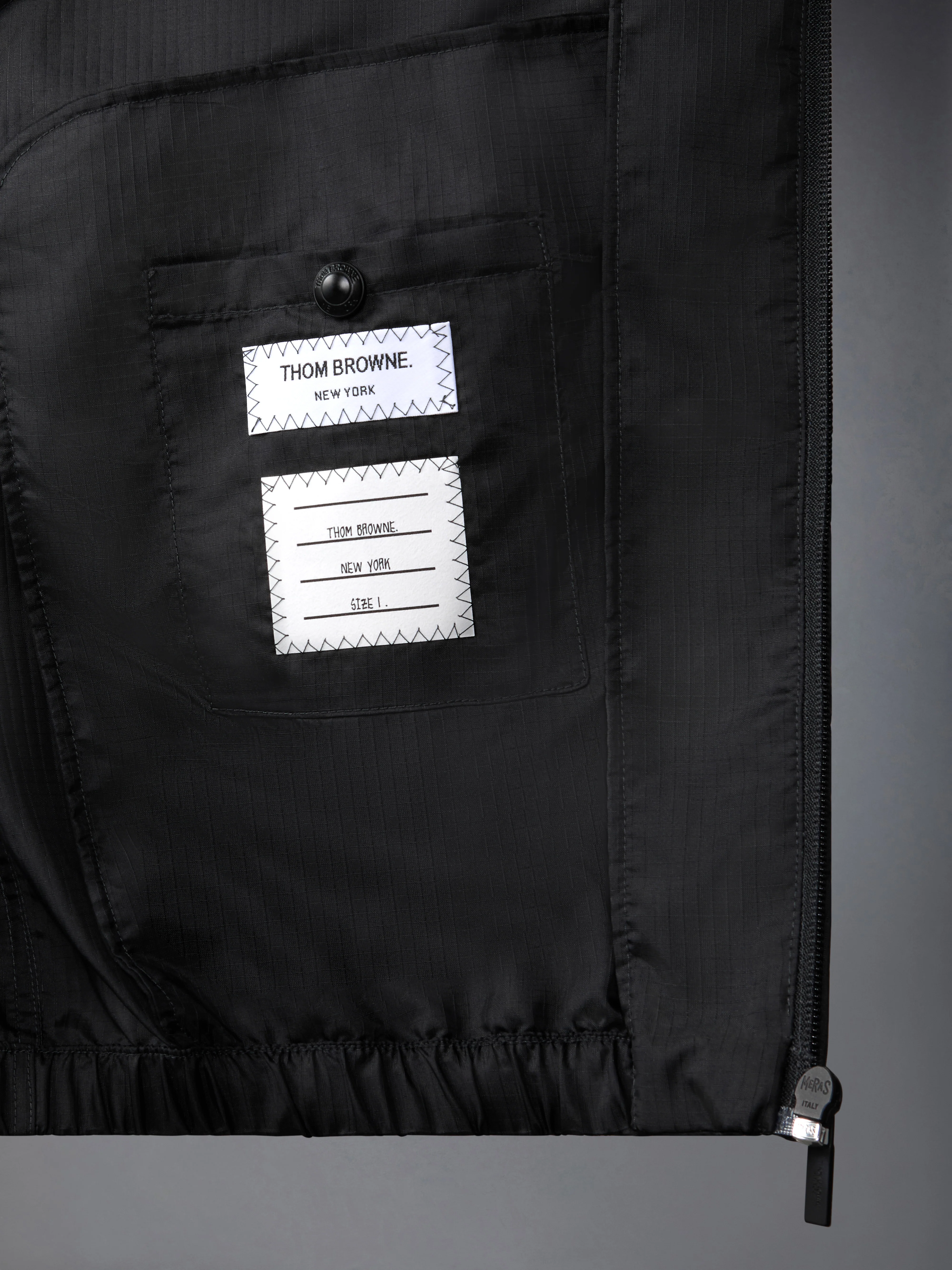 SHINY RIPSTOP RAGLAN 4-BAR TRACK JACKET - Image 3