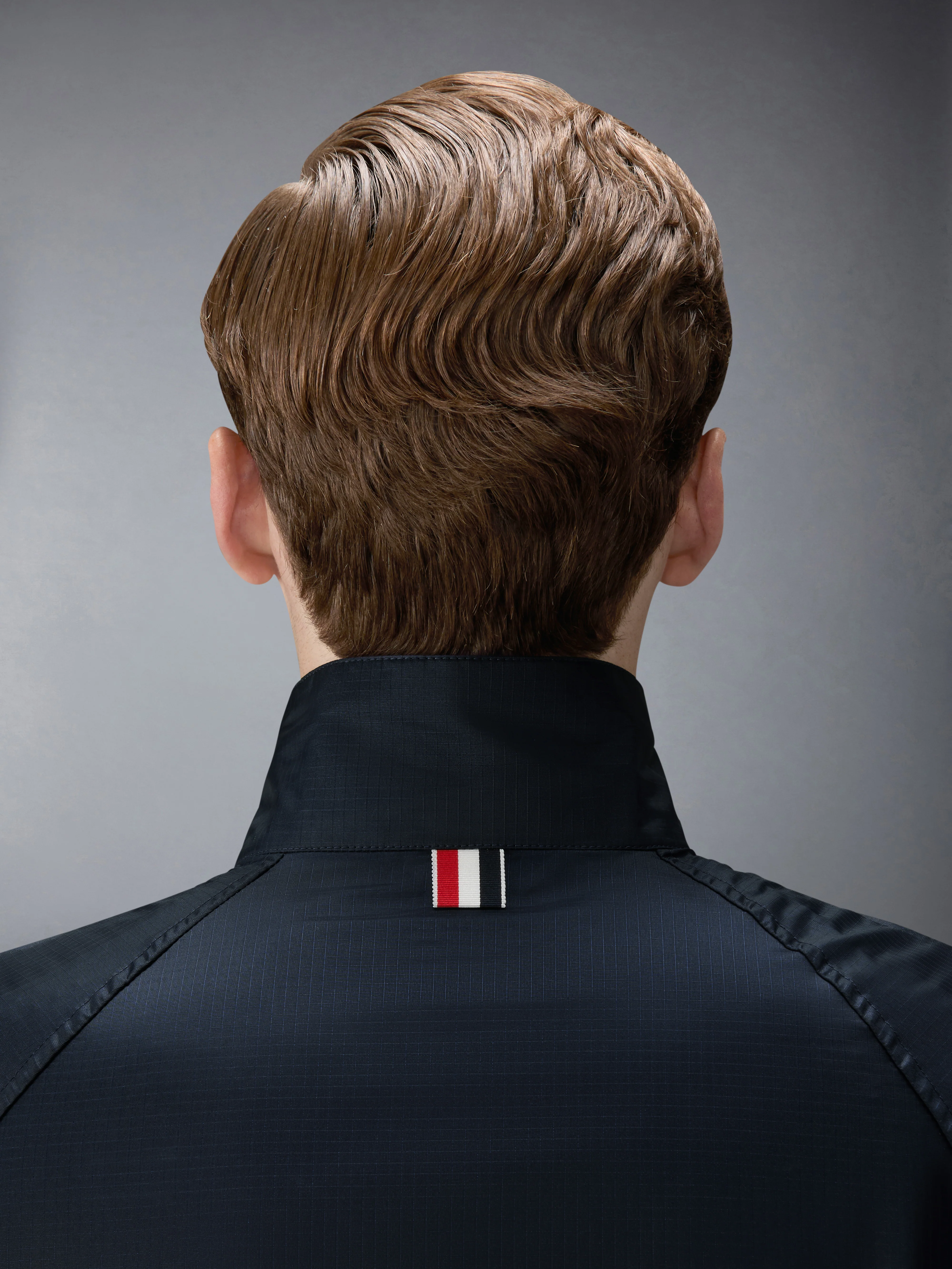 SHINY RIPSTOP RAGLAN 4-BAR TRACK JACKET - Image 5