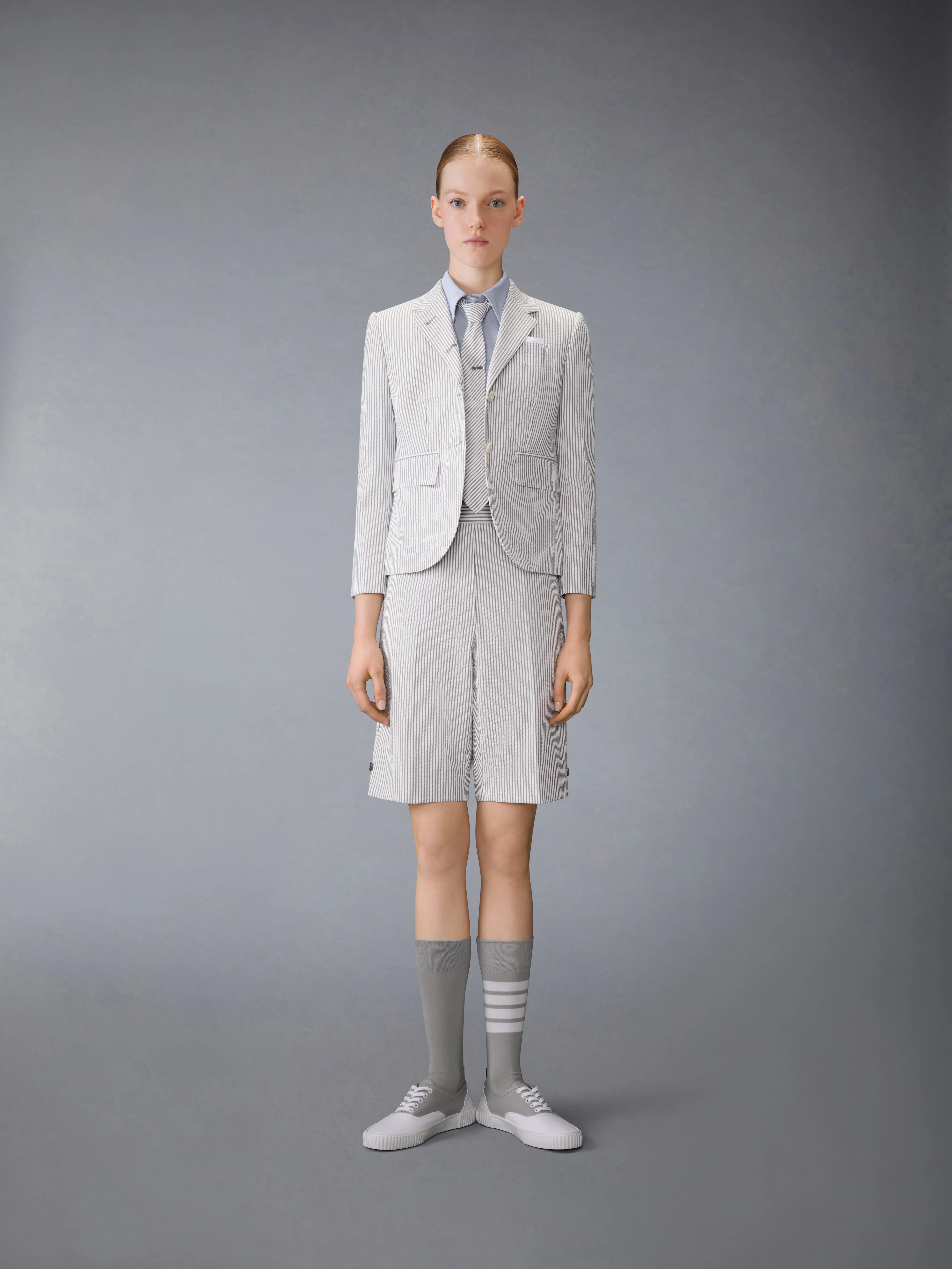 SHORT SLEEVE CROPPED OXFORD SHIRT - Image 3