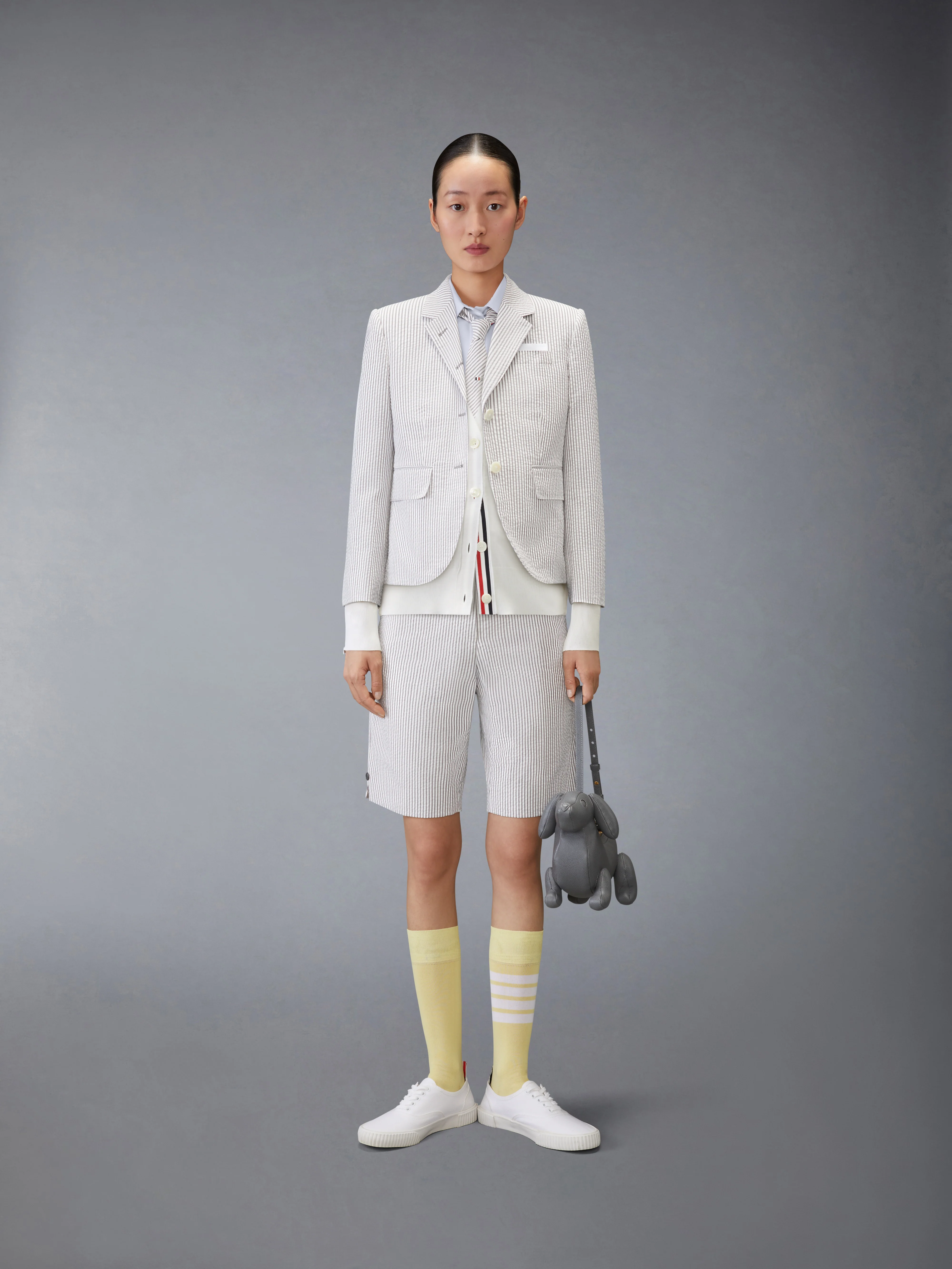 SHORT SLEEVE CROPPED OXFORD SHIRT - Image 3