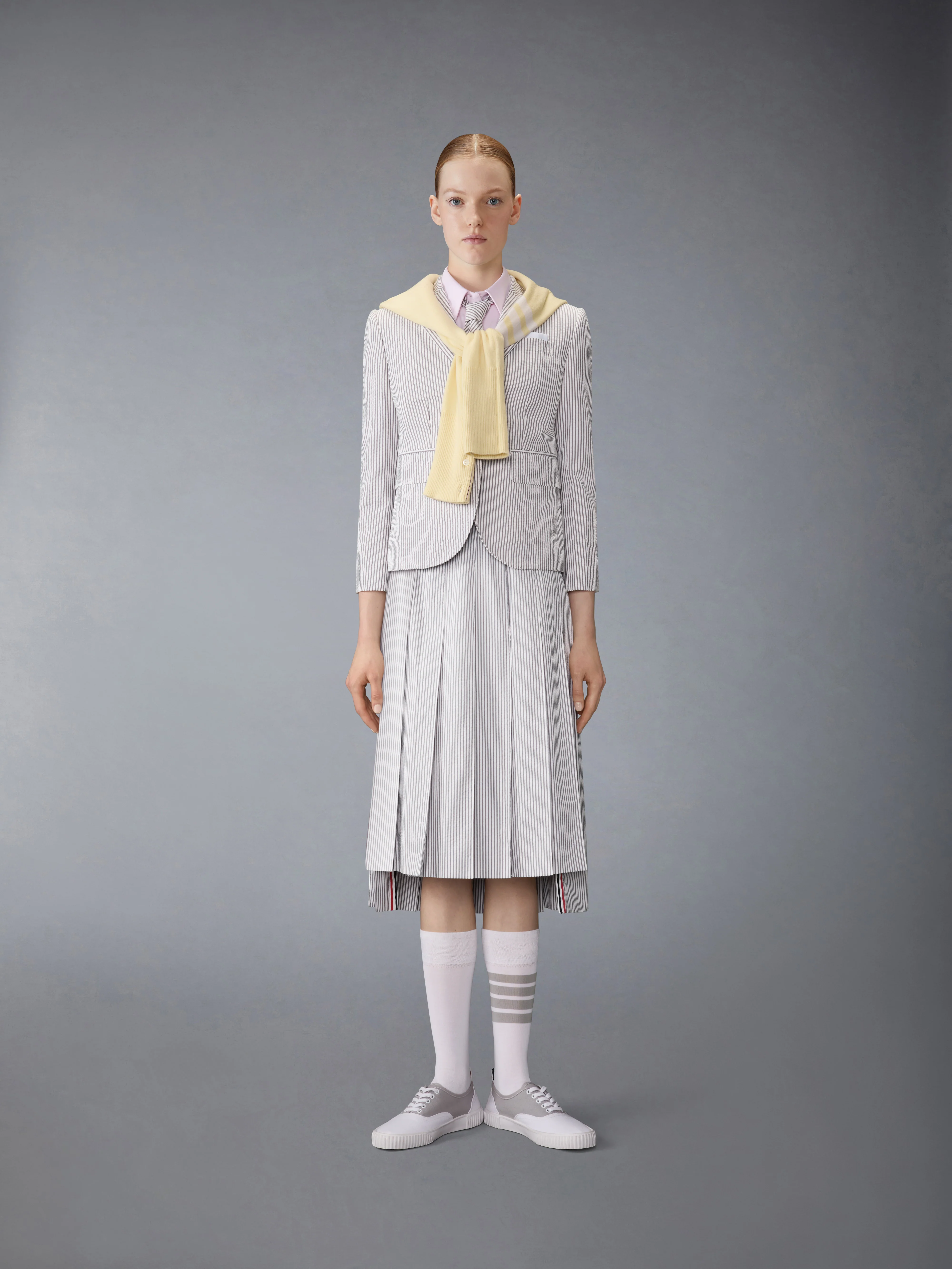 SHORT SLEEVE CROPPED OXFORD SHIRT - Image 4
