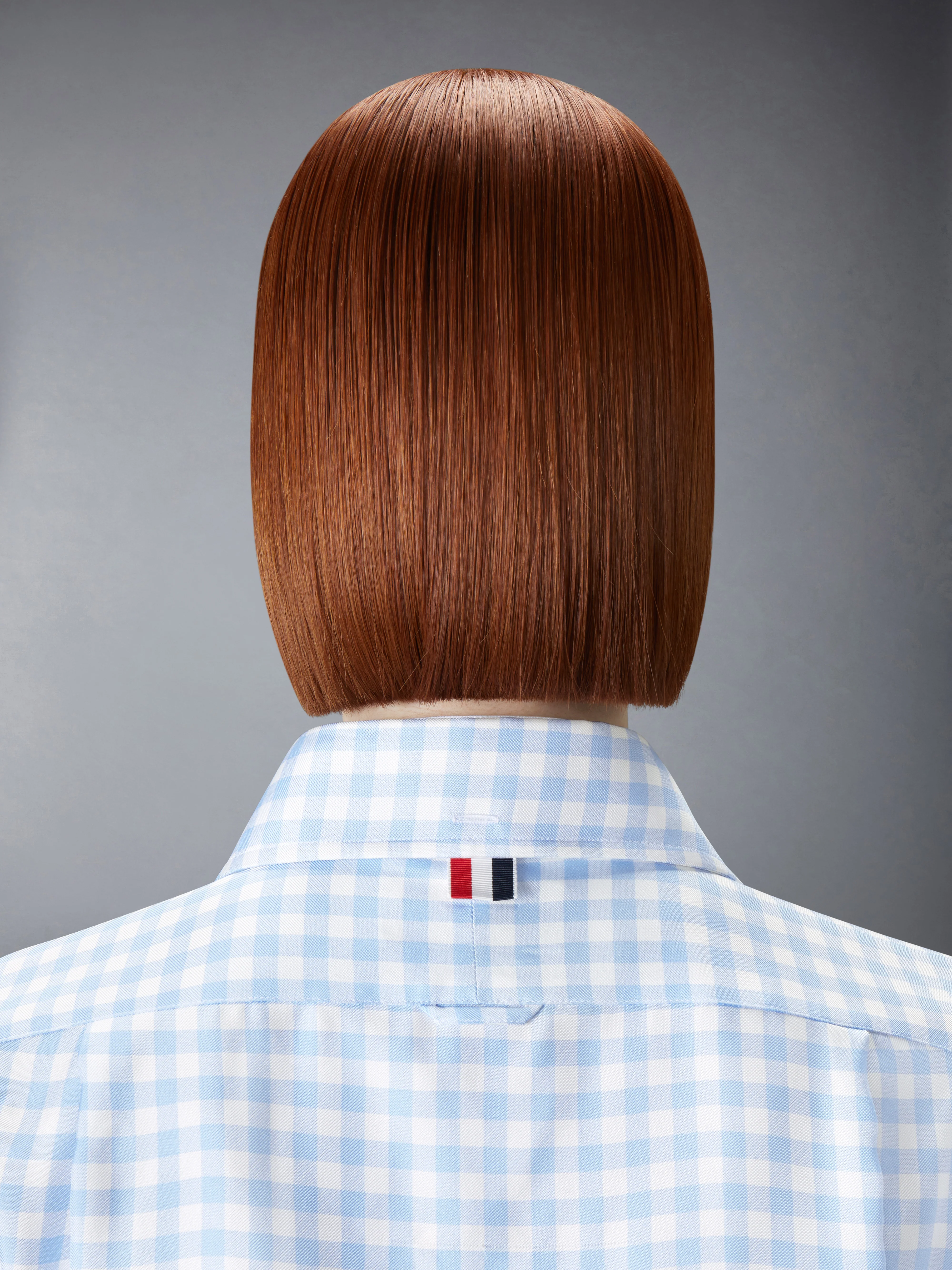 SILK TWILL GINGHAM SHIRT - Image 8