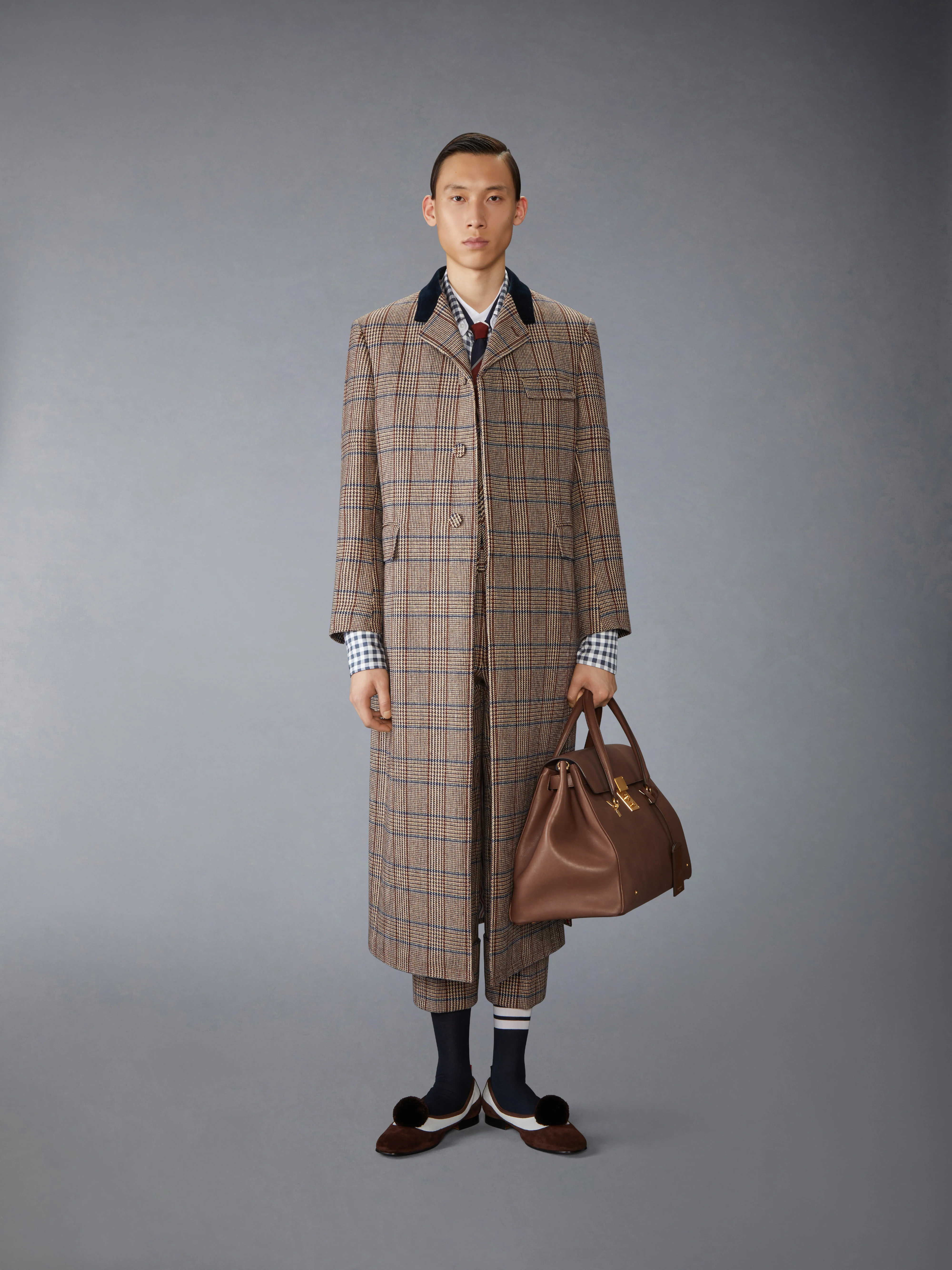 SILK TWILL GINGHAM SHIRT - Image 5
