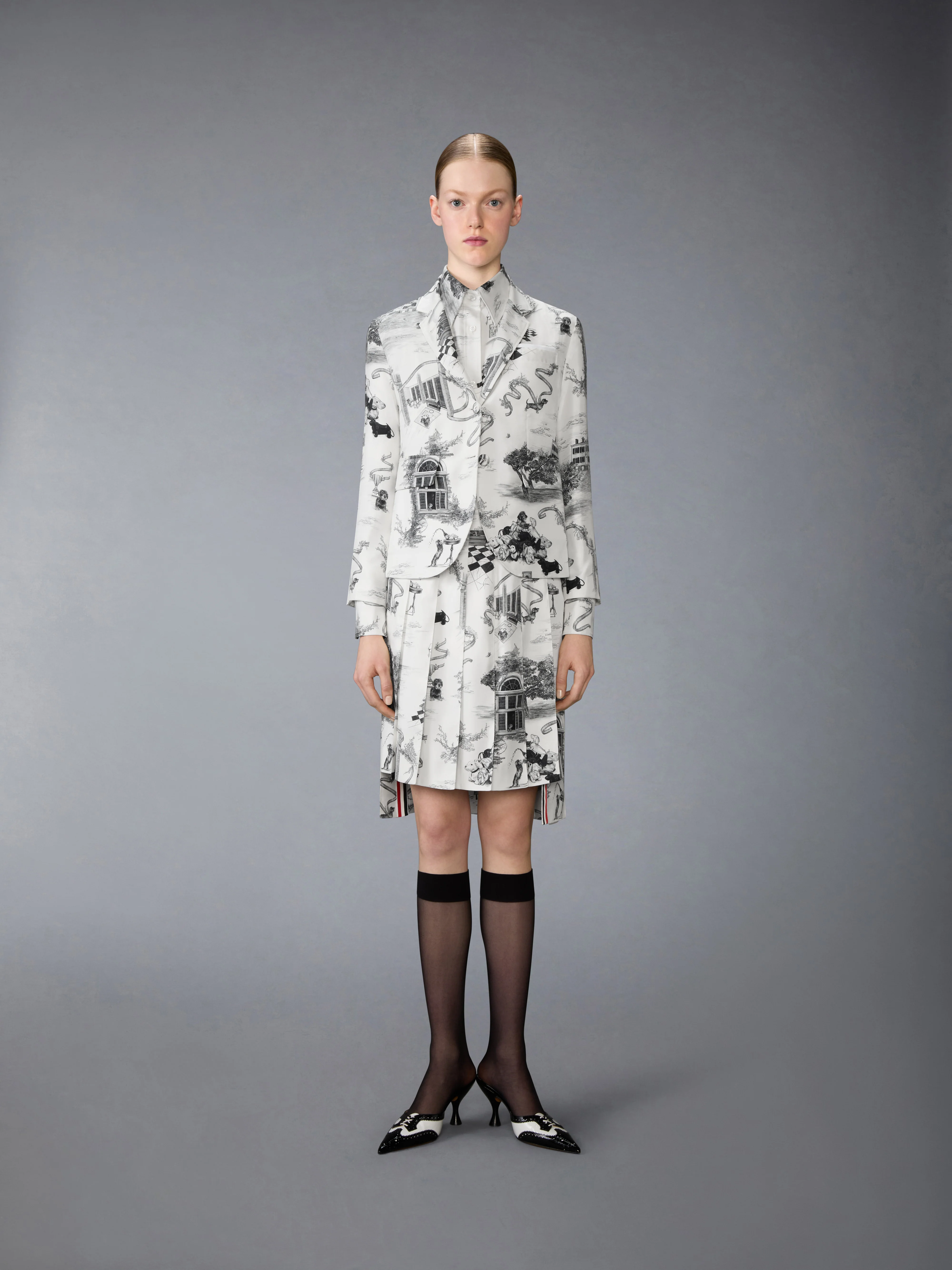 SILK TWILL HECTOR TOILE SHIRT - Image 4