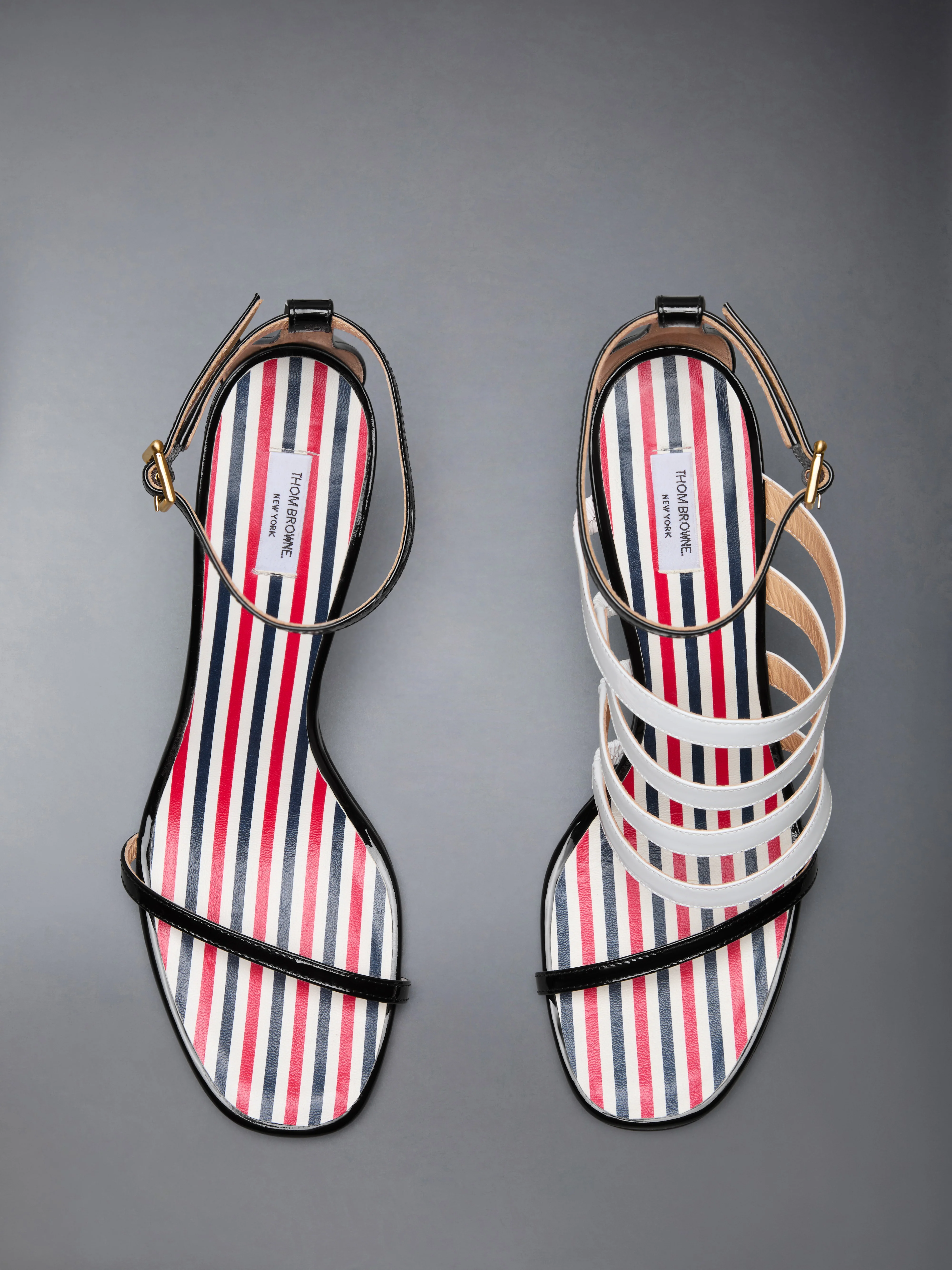 SOFT PATENT 4-BAR HIGH HEEL SANDAL 90MM - Image 5
