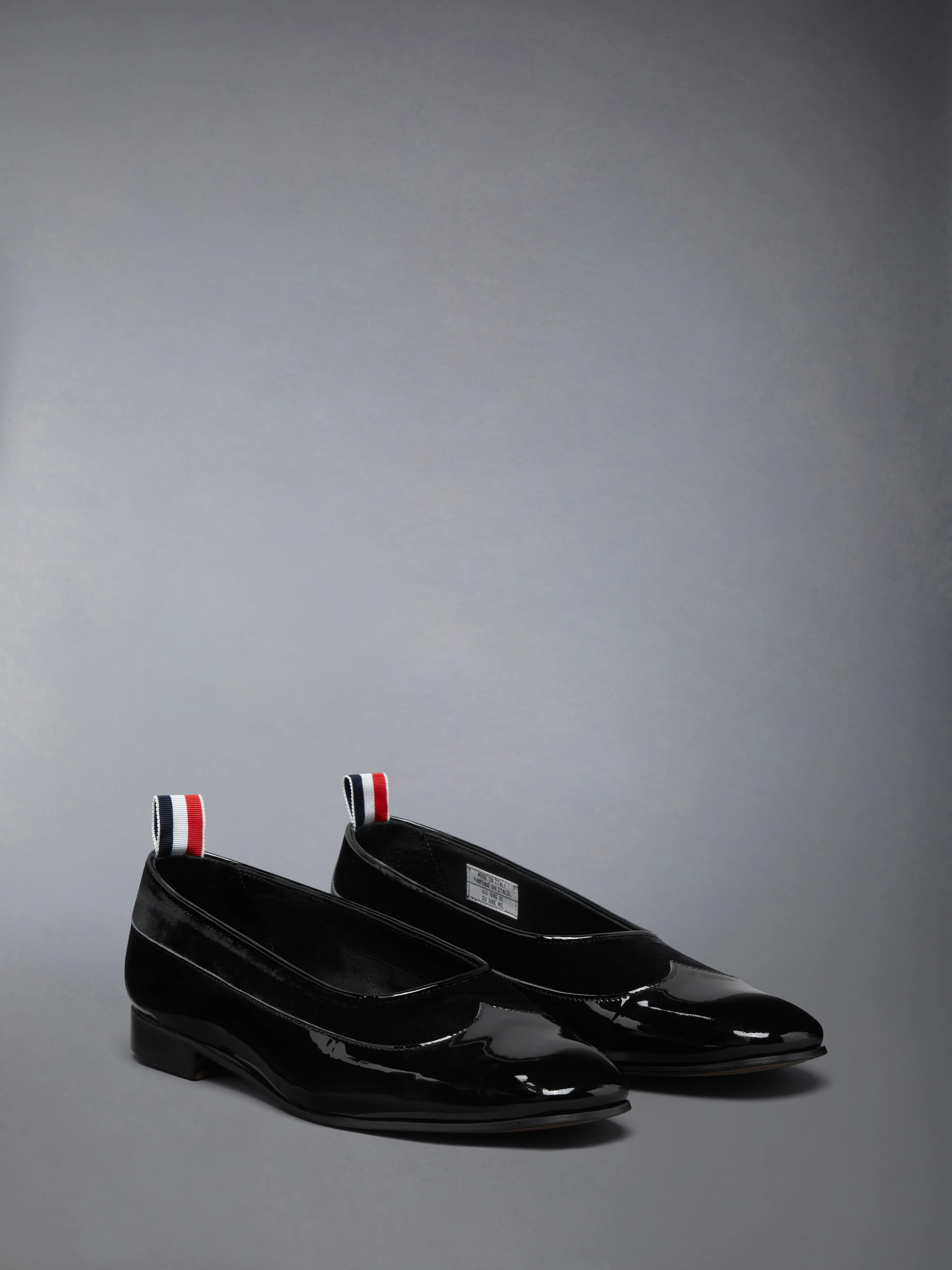 SOFT PATENT AND VELVET OPERA BALLERINA - Image 2