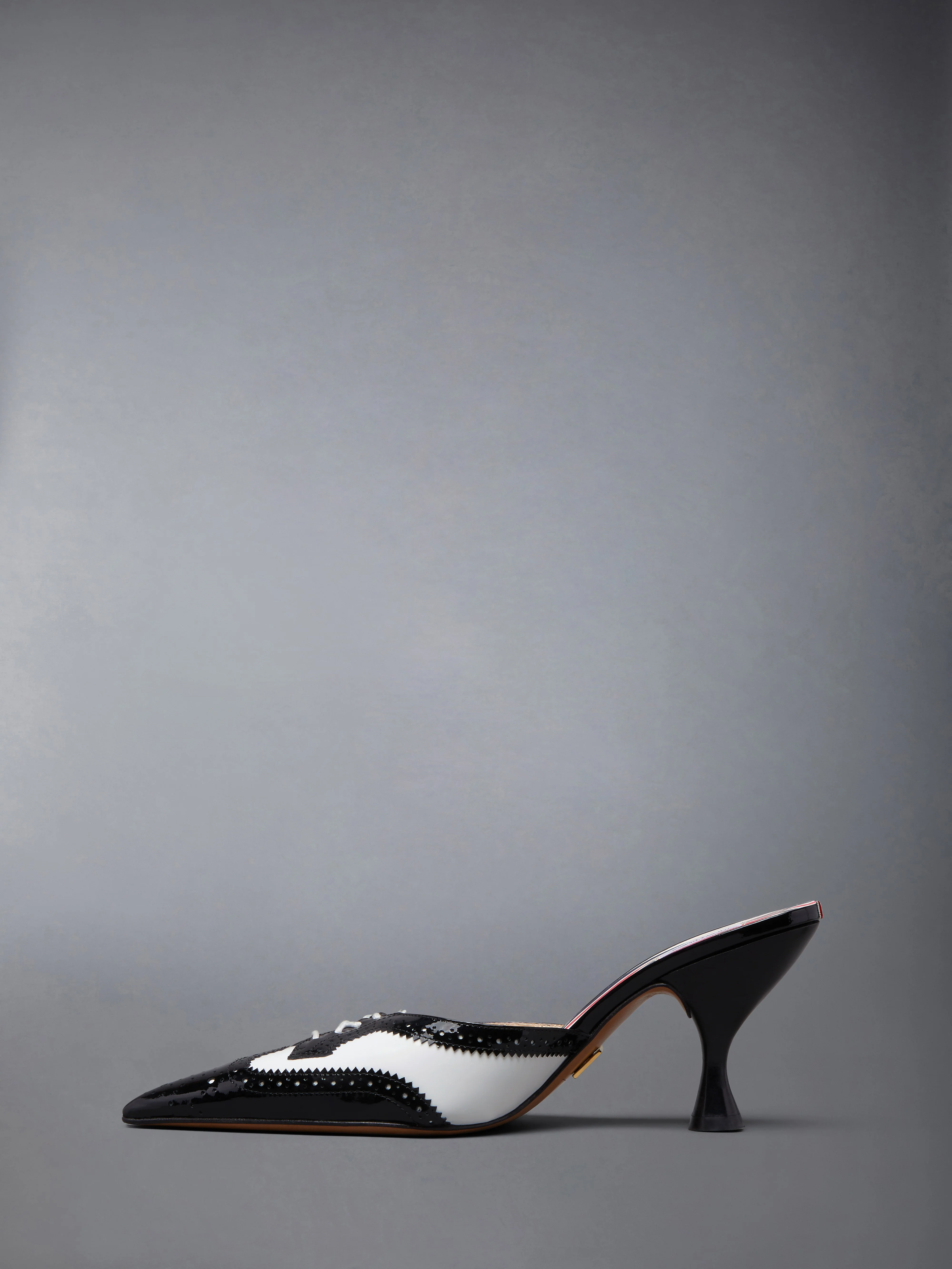SOFT PATENT HEELED MULE 75MM - Image 3