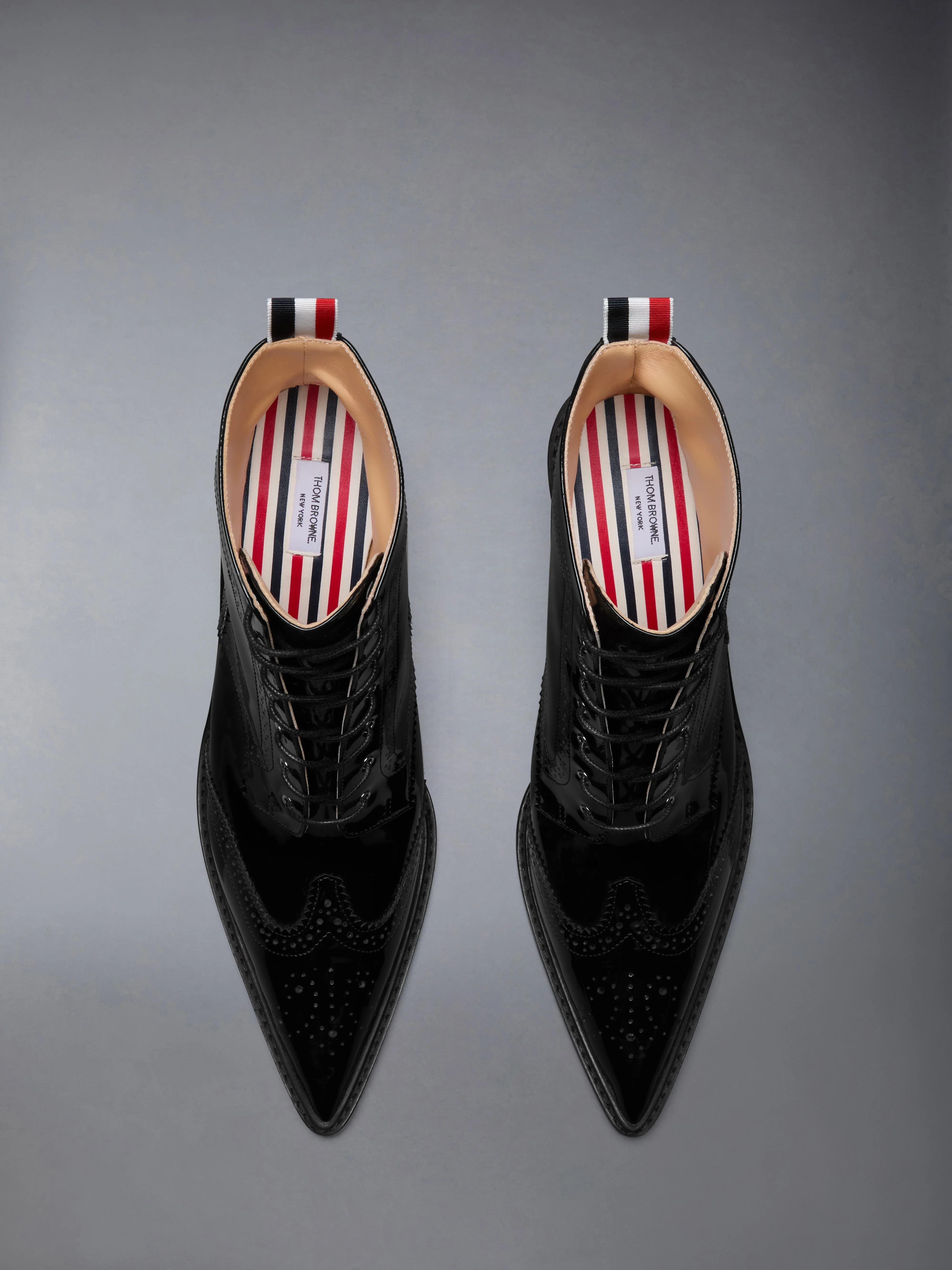 SOFT PATENT WINGTIP BOOT 90MM - Image 5