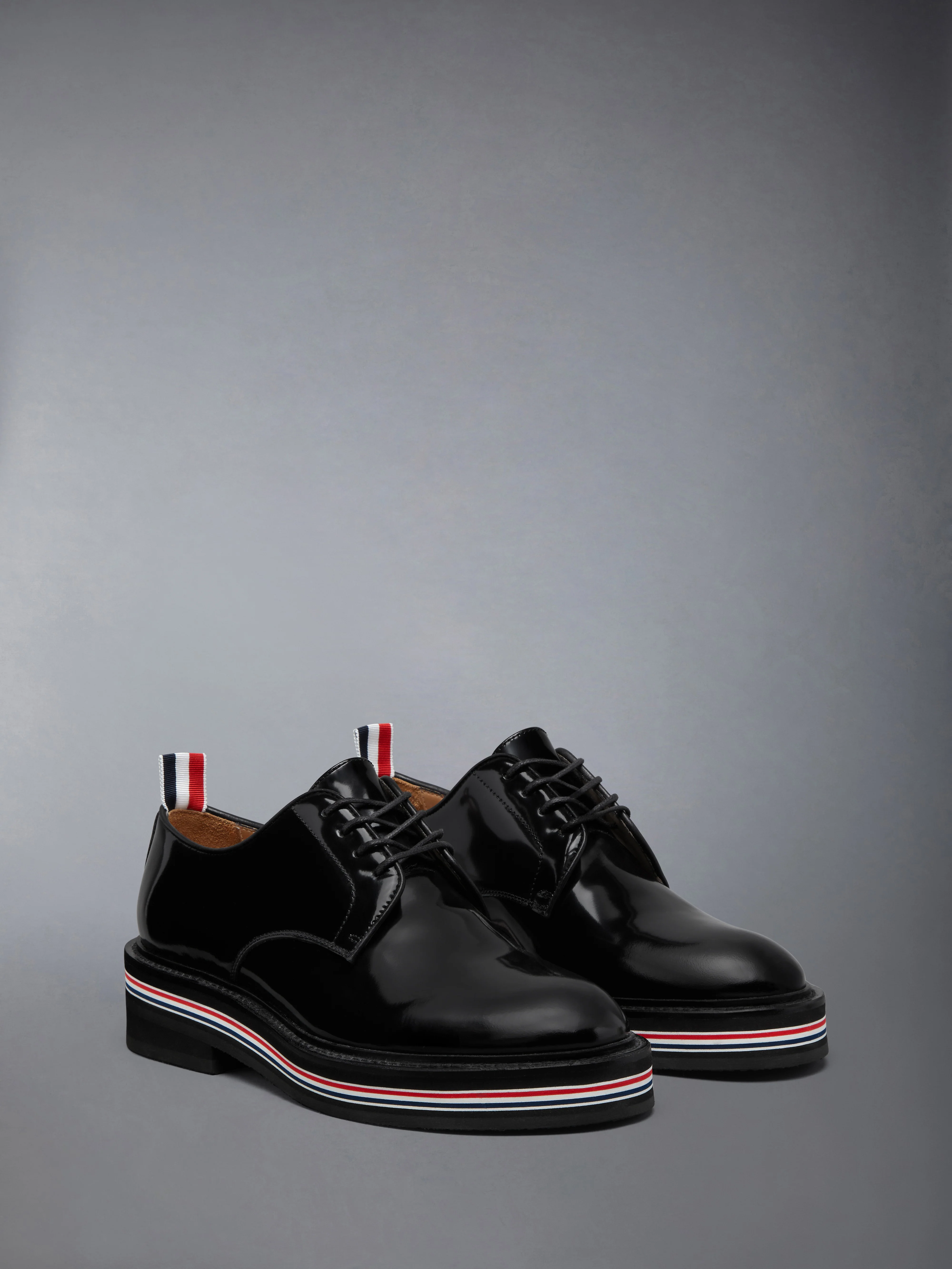 SOFT SPAZZOLATO RUBBER SOLE UNIFORM SHOE - Image 2