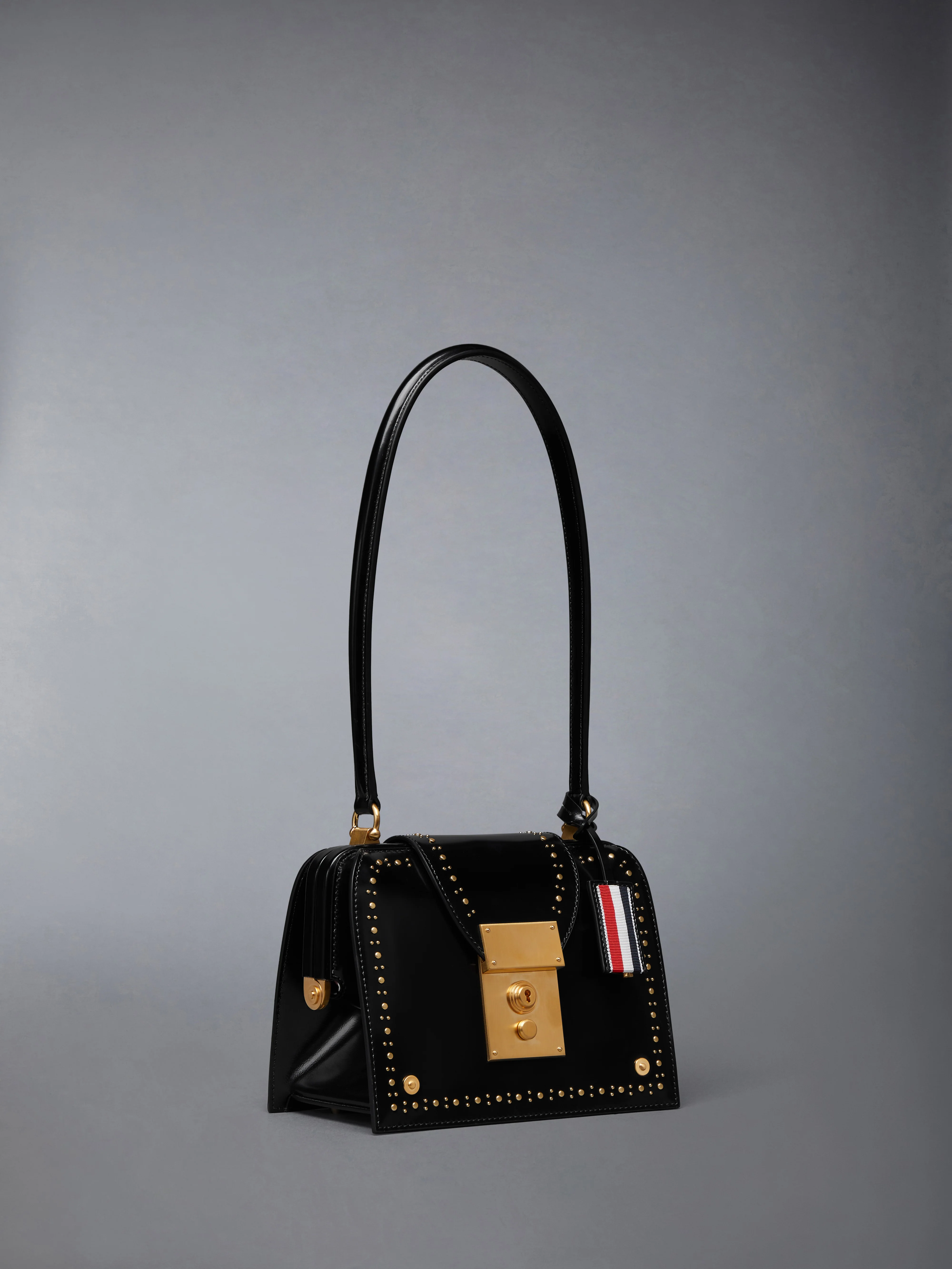 SOFT SPAZZOLATO STUD MRS. THOM TRIANGLE BAG - Image 2