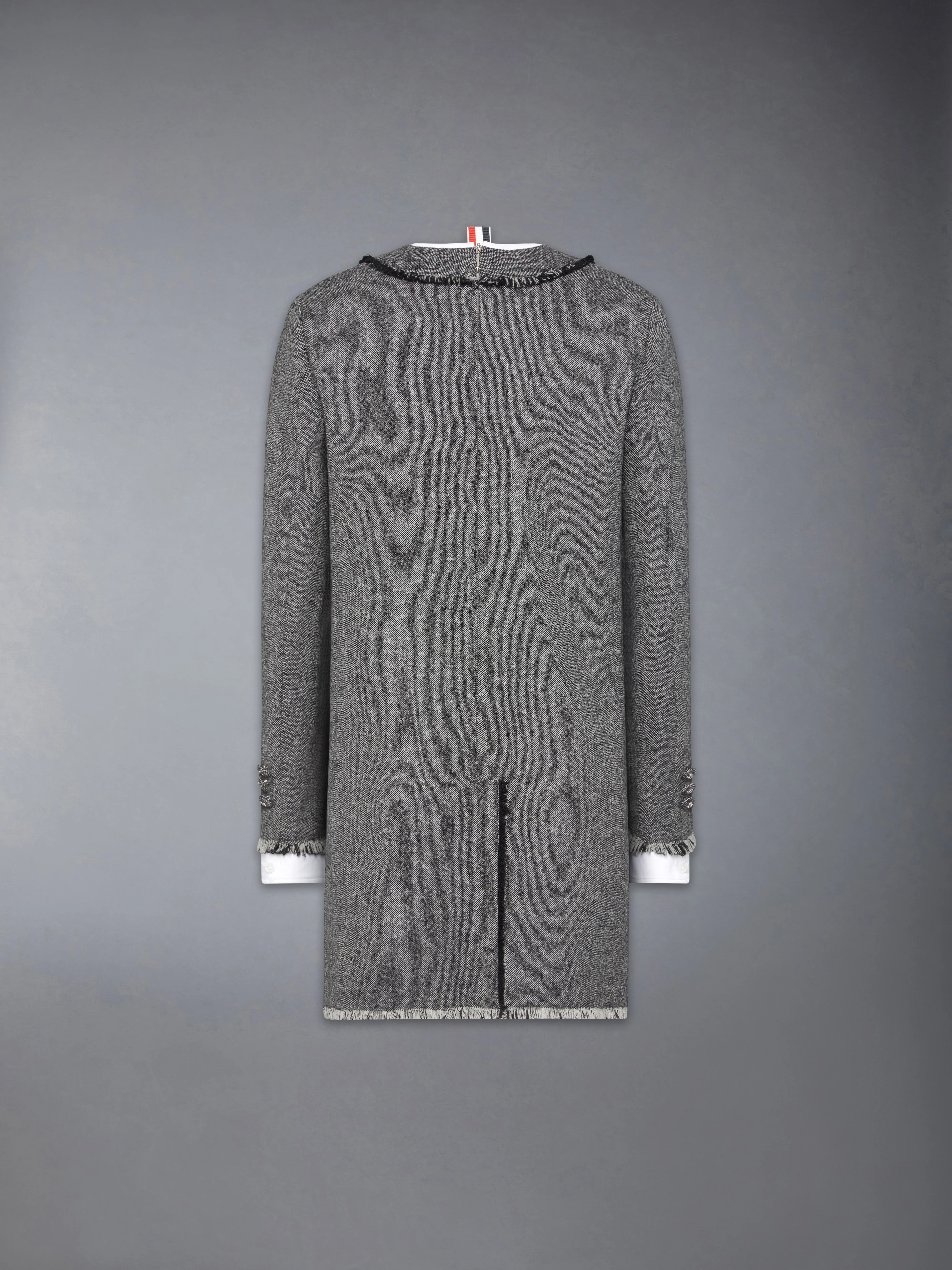 SOLID DONEGAL TWEED TROMPE L'OEIL DRESS - Image 6