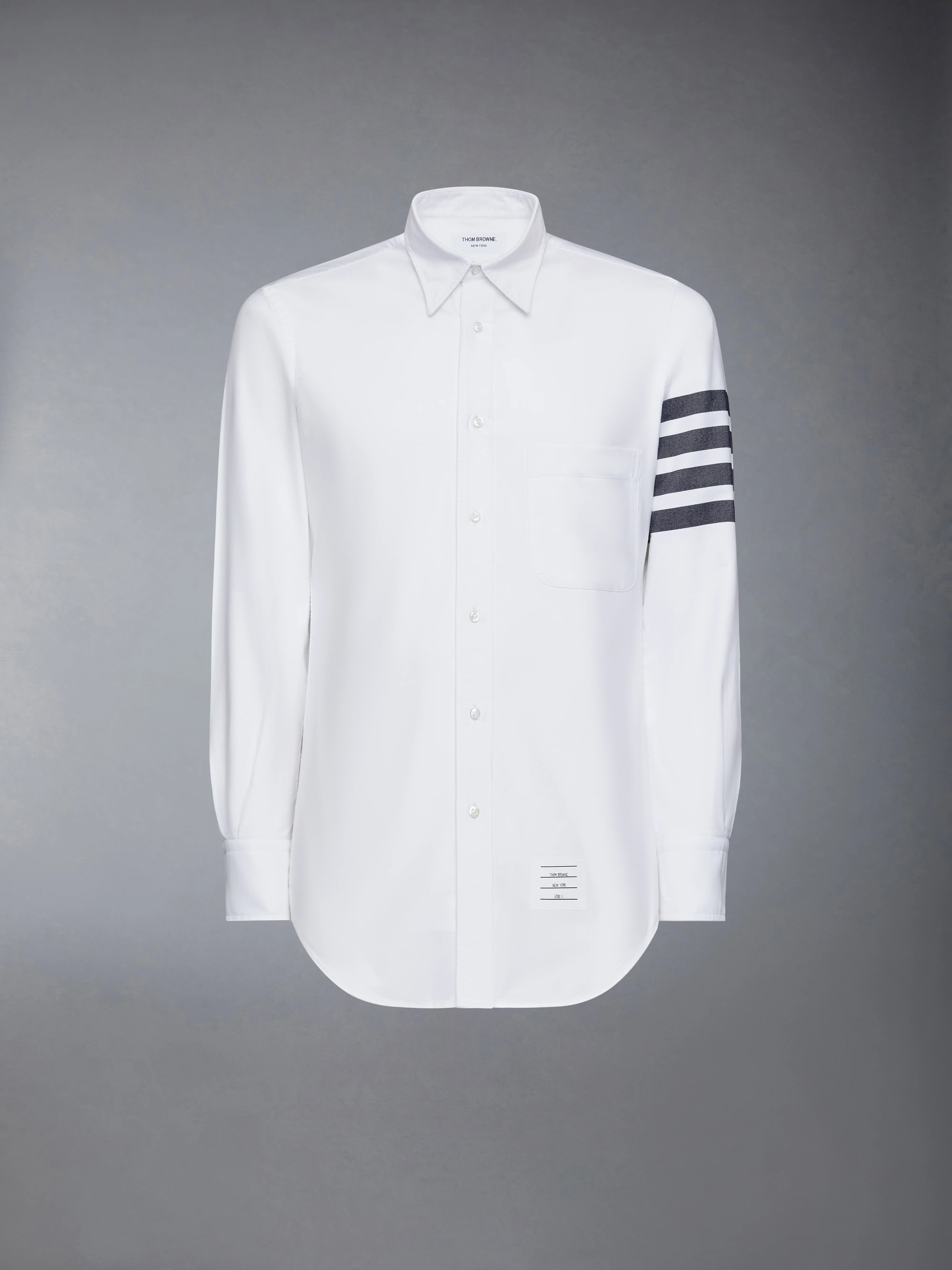 SOLID OXFORD 4-BAR POINT COLLAR SHIRT - Image 7
