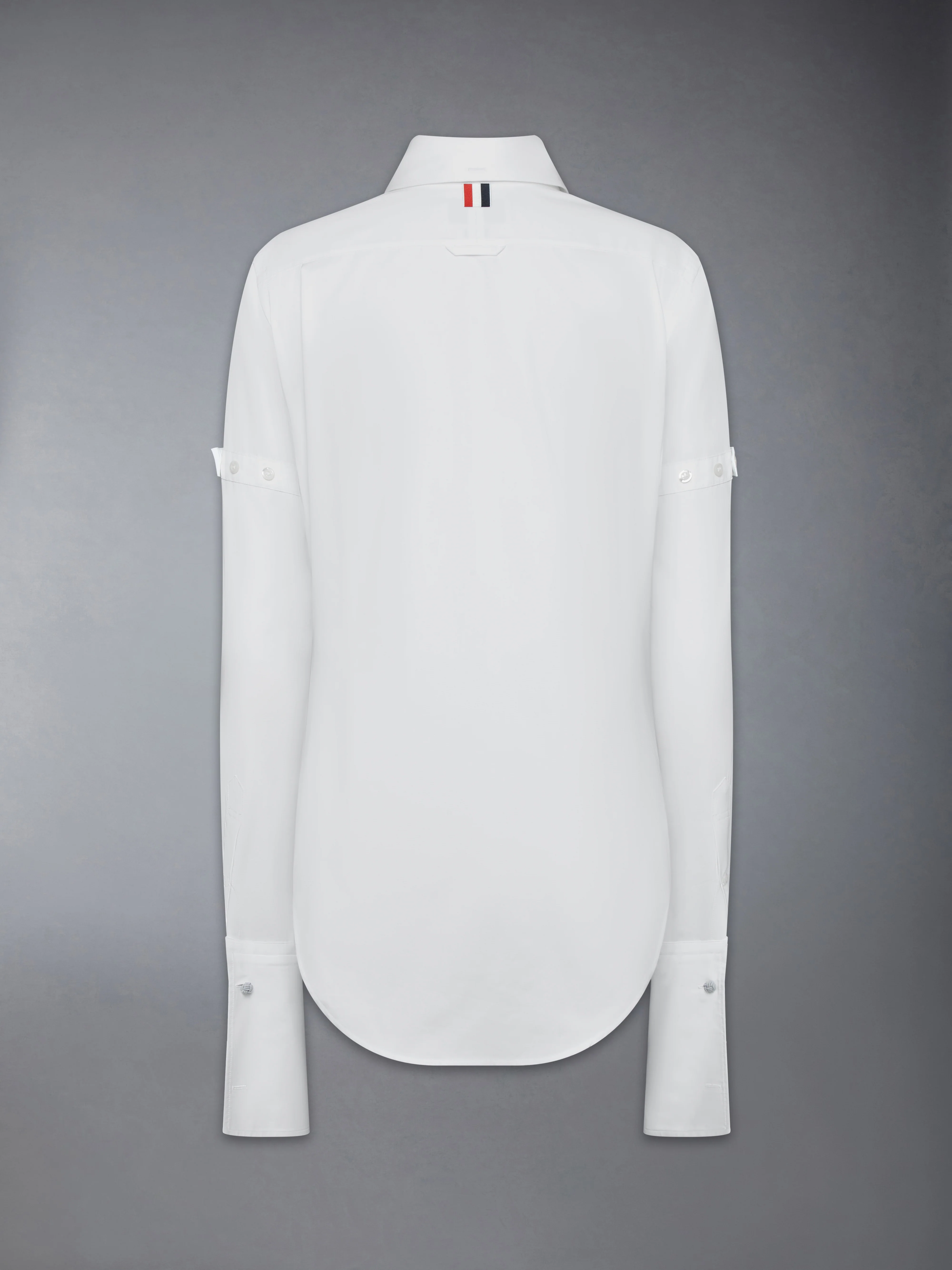 SOLID POPLIN ARMBAND FRENCH CUFF SHIRT - Image 10
