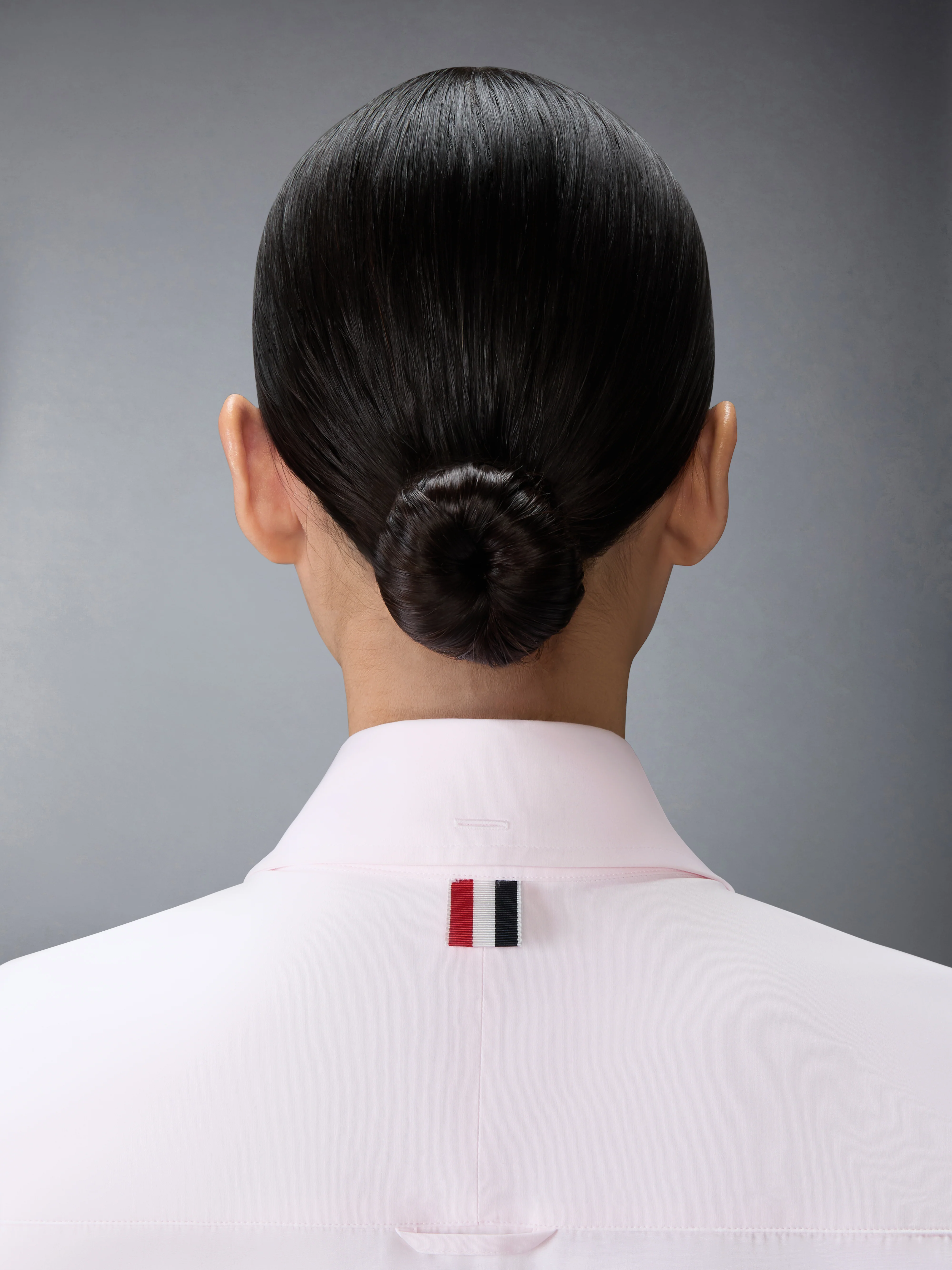 SOLID POPLIN CREST EMBROIDERY ARMBAND SUPERSIZED SHIRT - Image 4