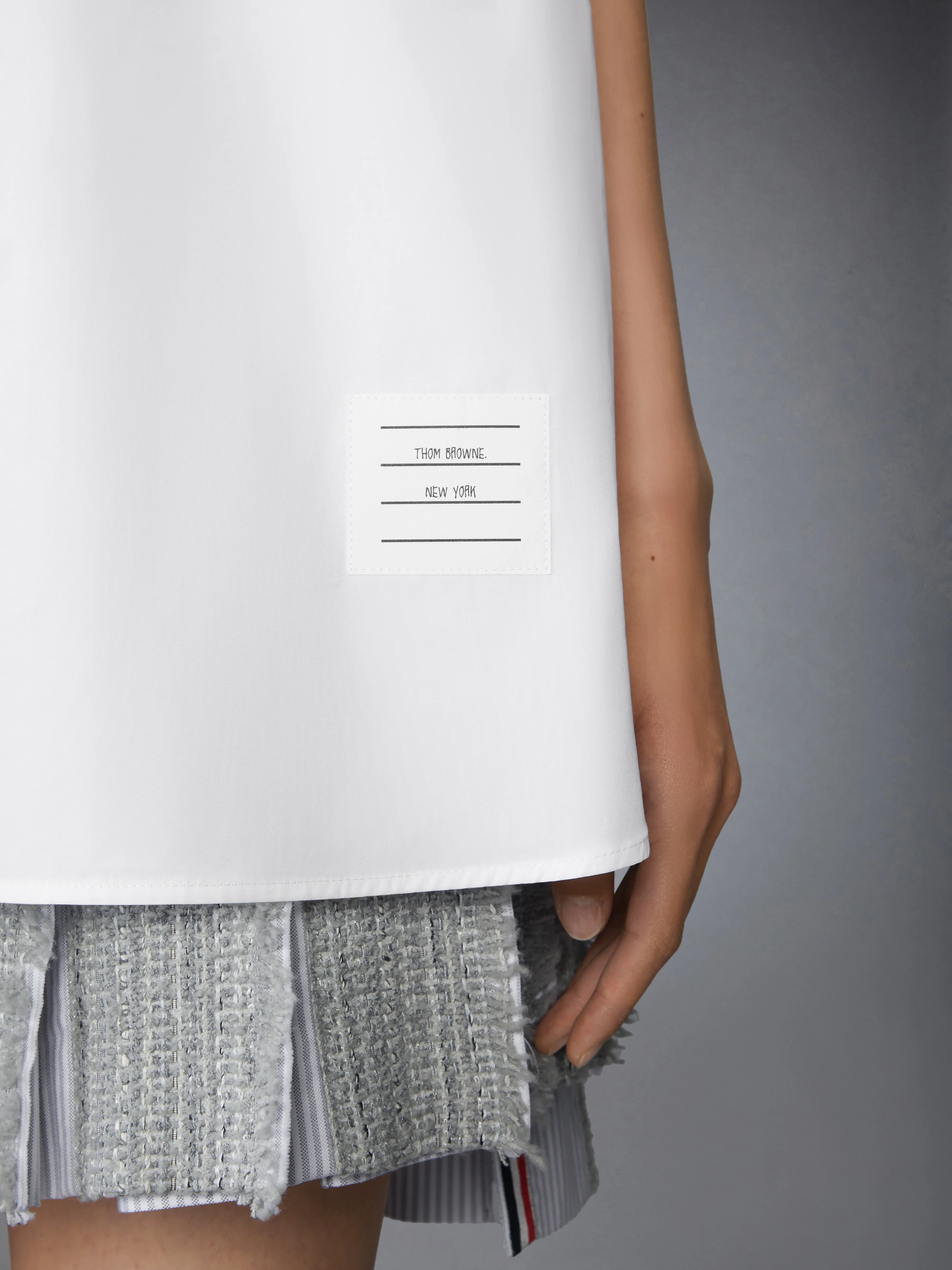 SOLID POPLIN TUNIC SHIRT - Image 5