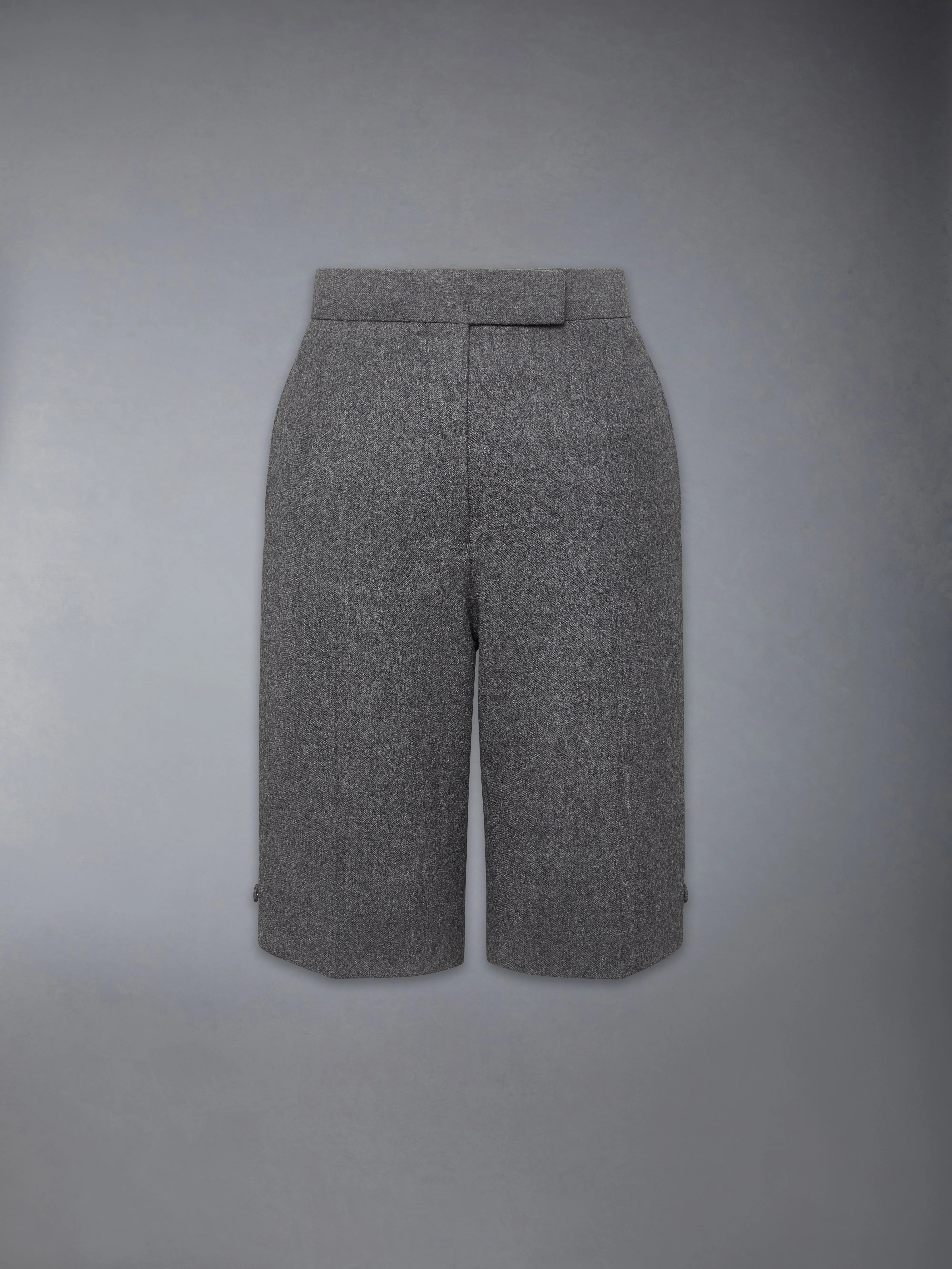 SOLID WOOL FLANNEL BERMUDA SHORT - Image 5