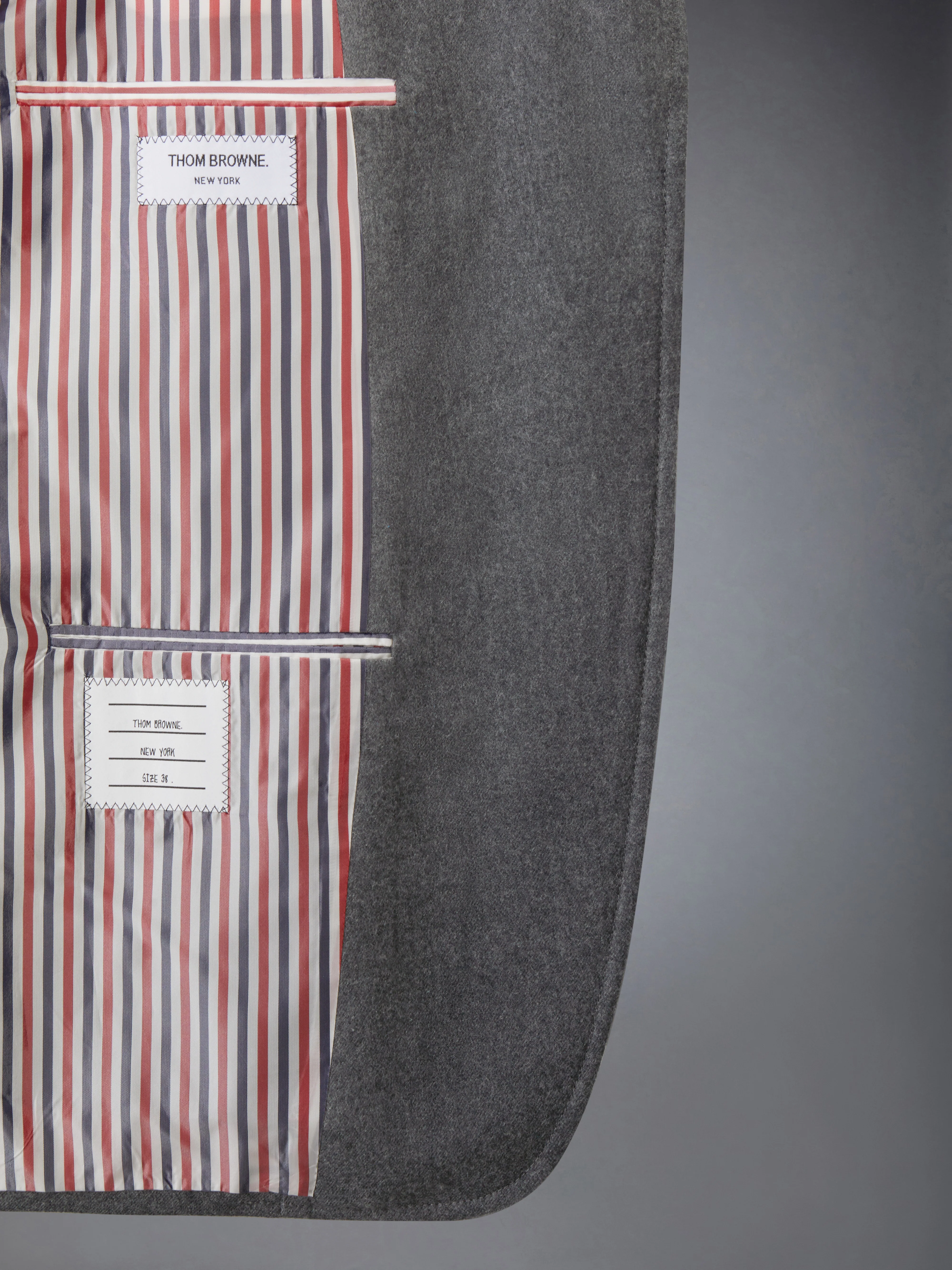 SOLID WOOL FLANNEL OVERSIZED SPORTCOAT - Image 4