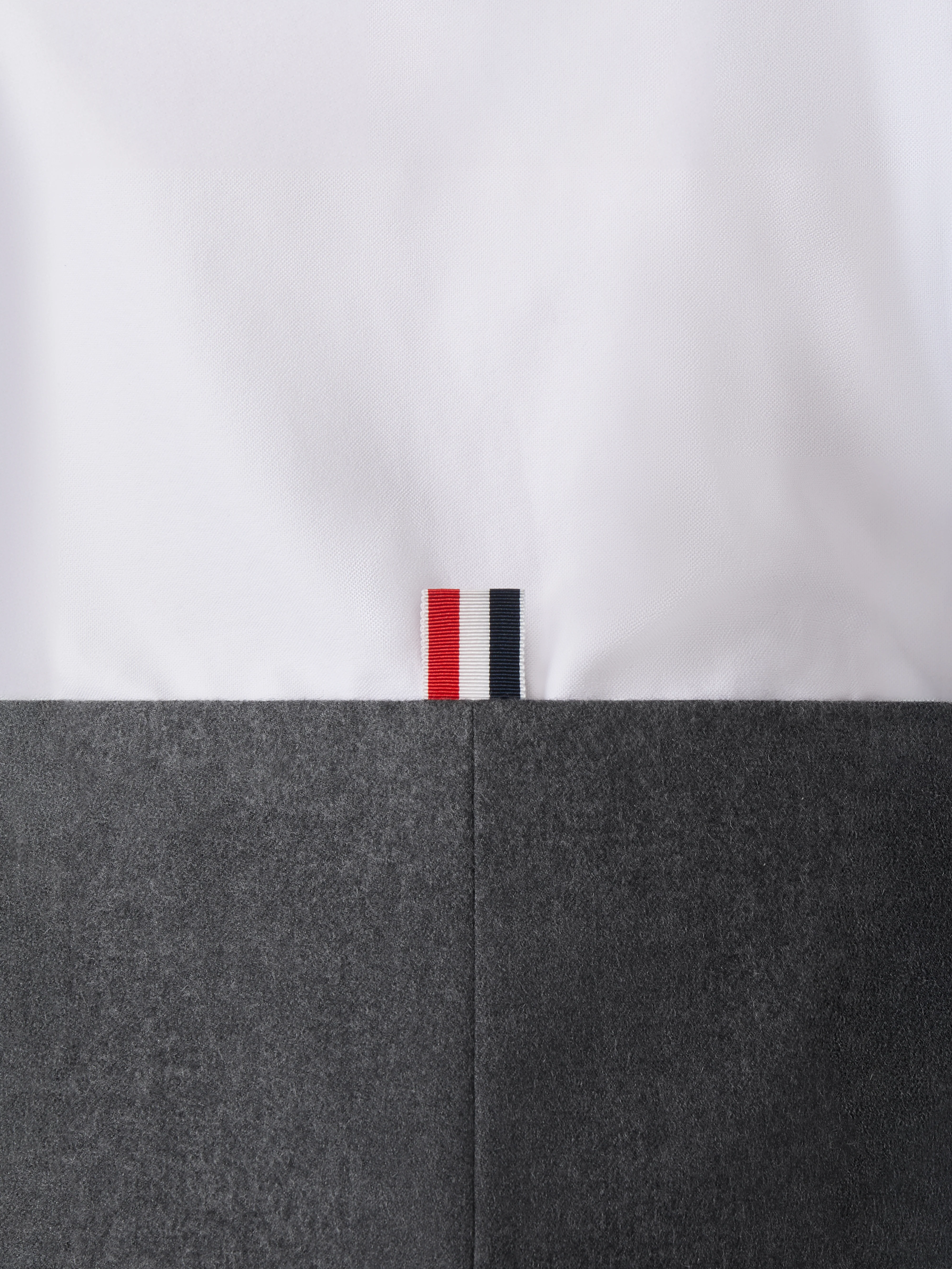 SOLID WOOL FLANNEL PENCIL SKIRT - Image 5