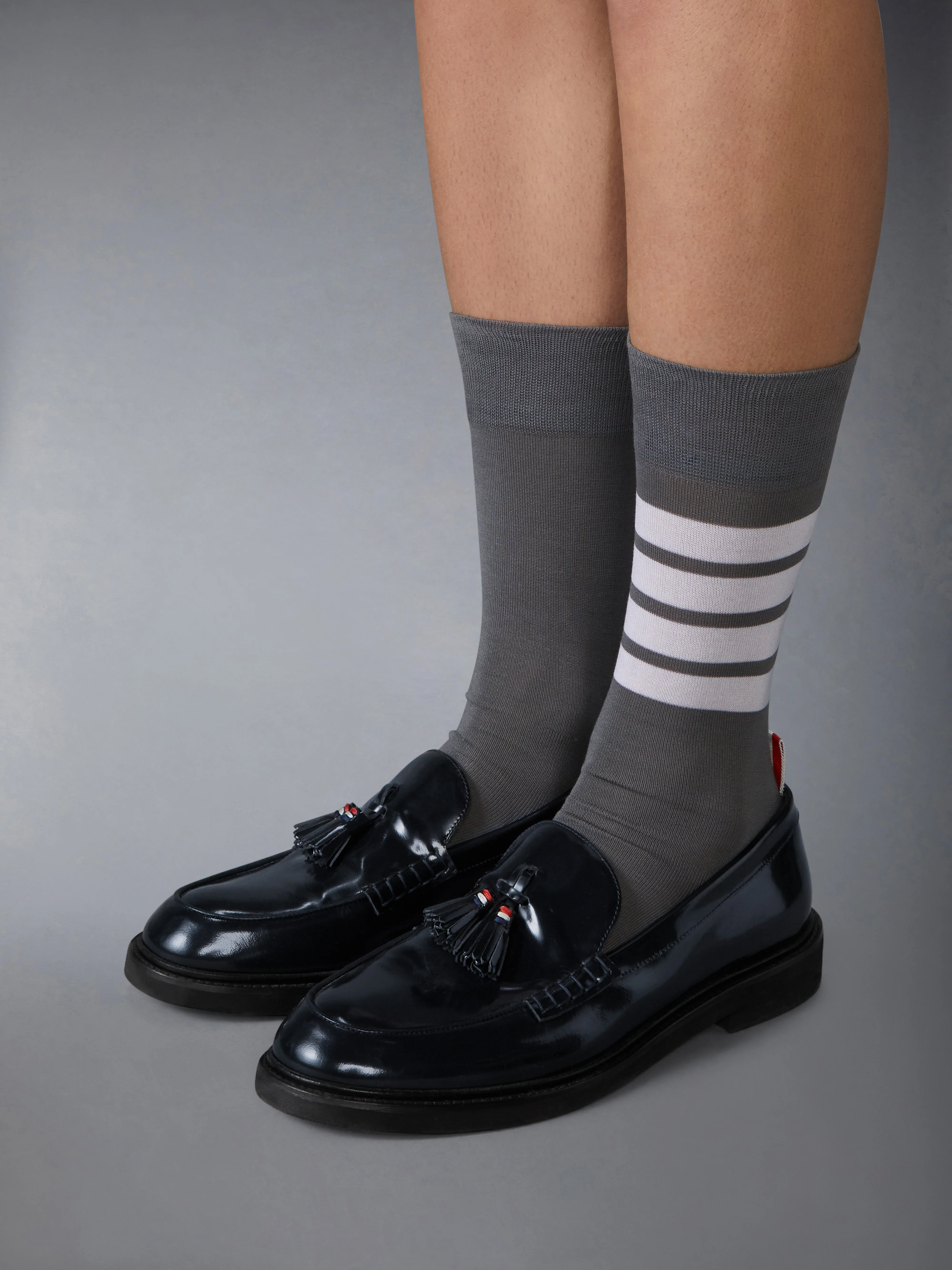 SPAZZOLATO LEATHER TASSLE LOAFER - Image 4