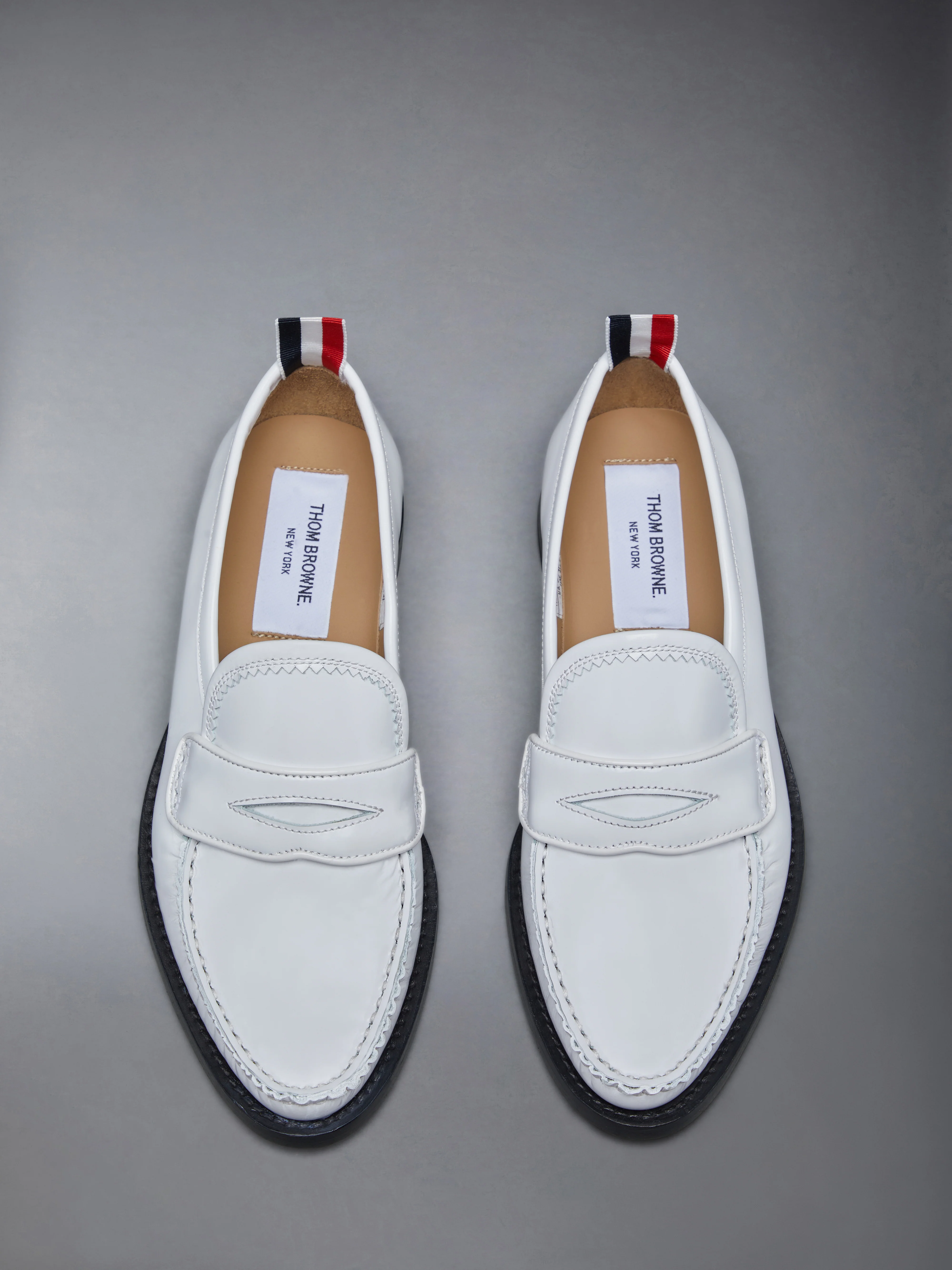 SPAZZOLATO PLEATED VARSITY LOAFER - Image 5