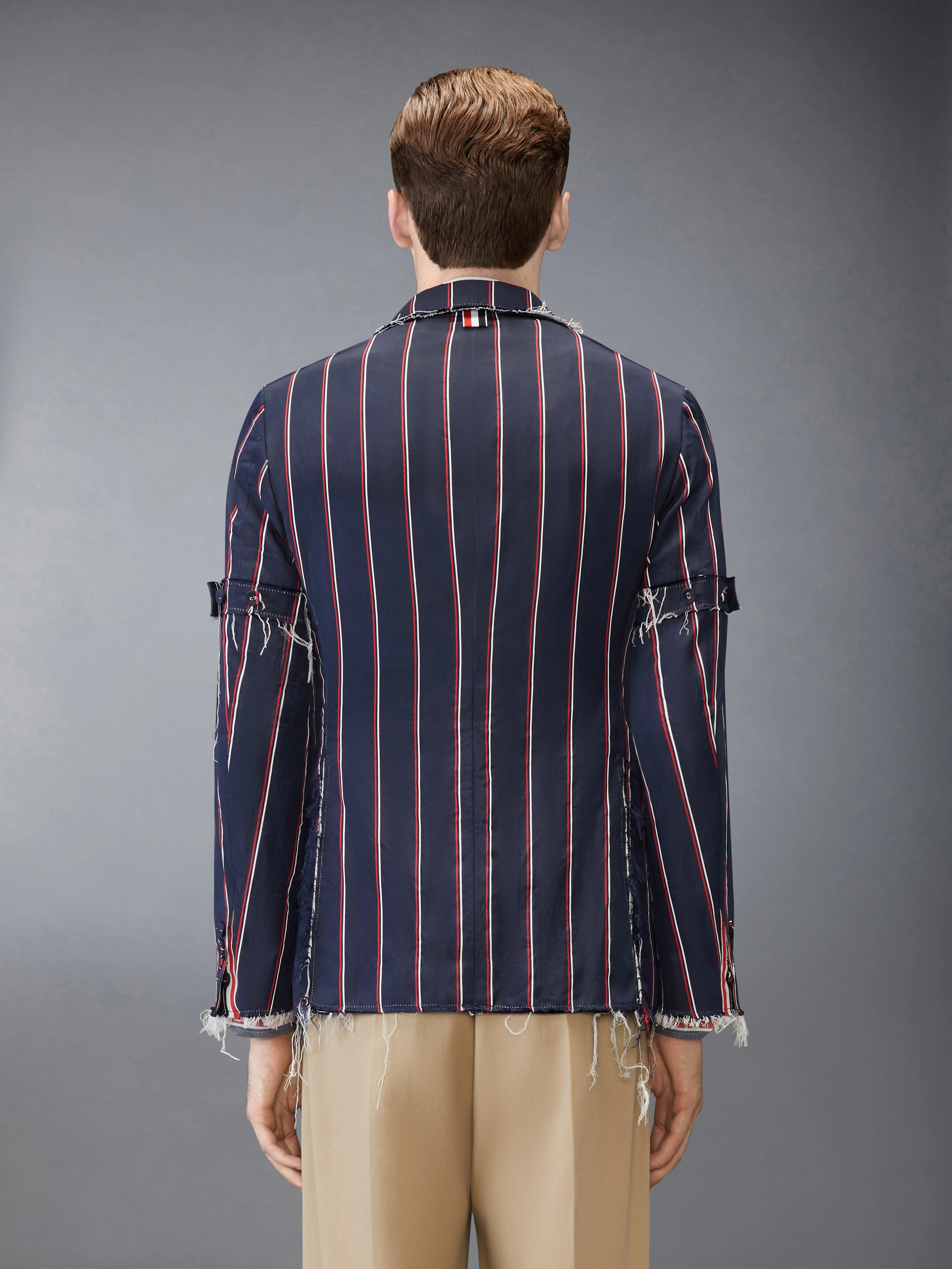 STRIPE MOGADOR UNCONSTRUCTED SPORTCOAT - Image 2