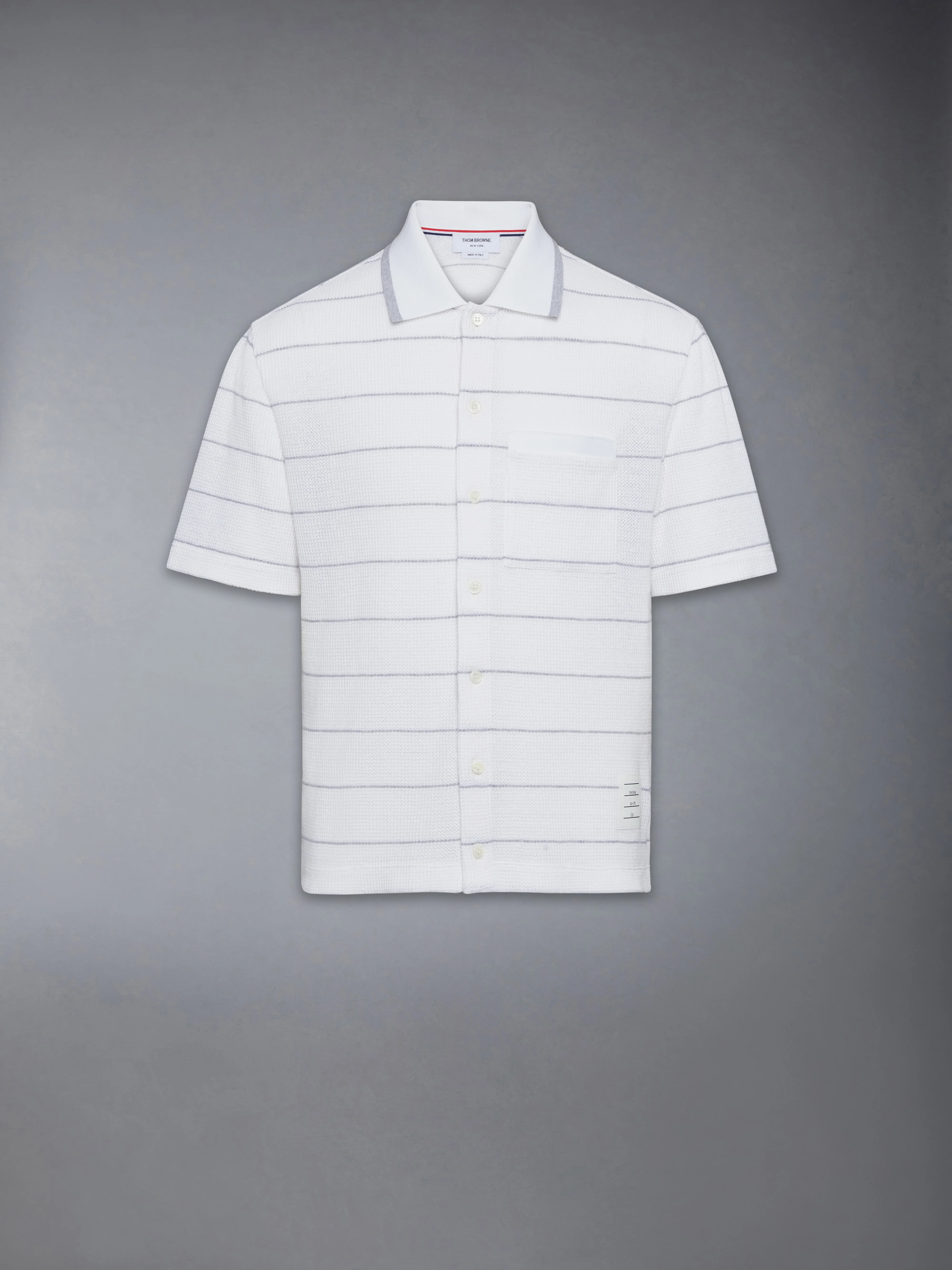 STRIPE WAFFLE SHORT SLEEVE SHIRT - Image 5