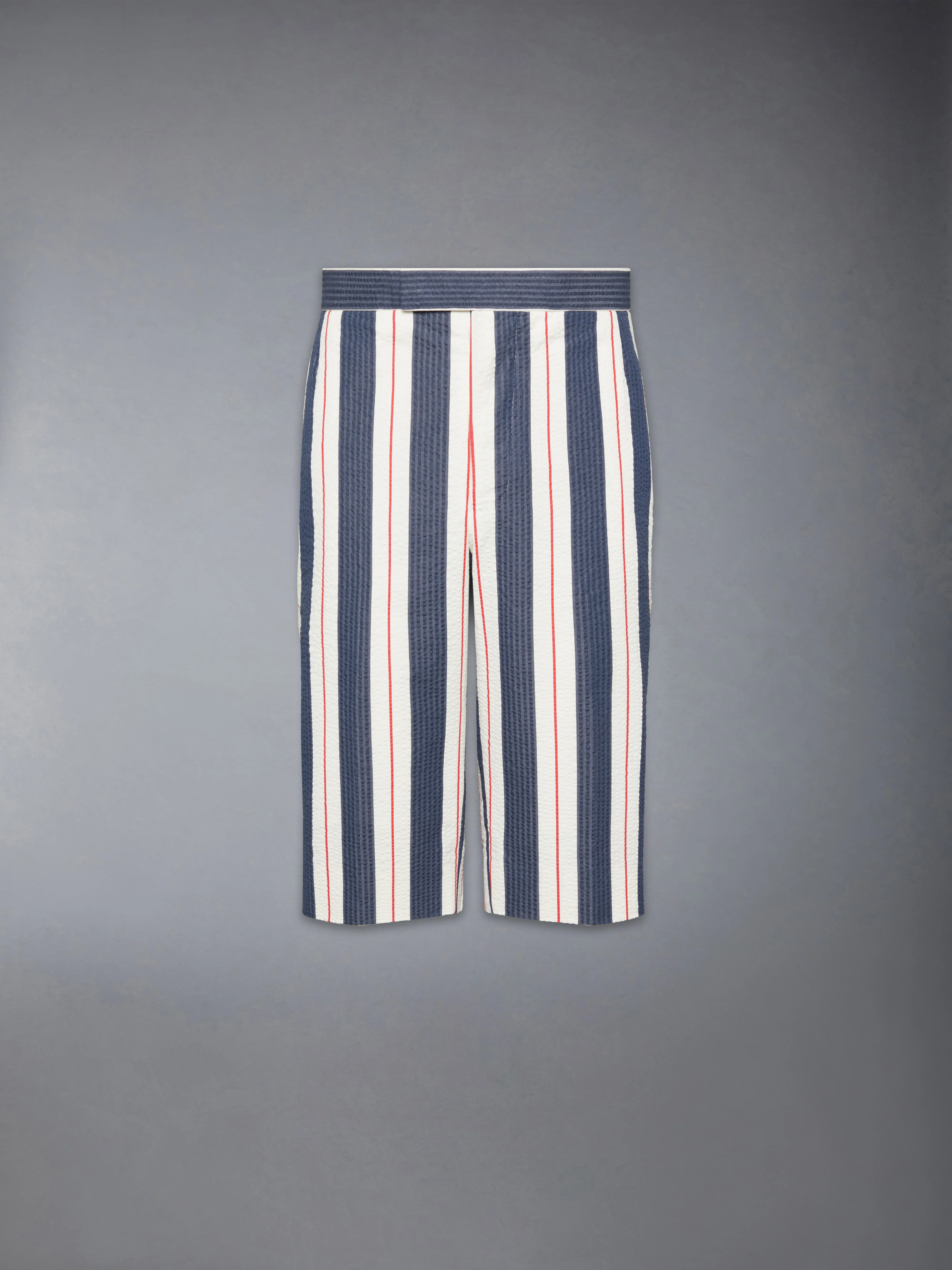 STRIPED SEERSUCKER BACKSTRAP SHORTS - Image 6