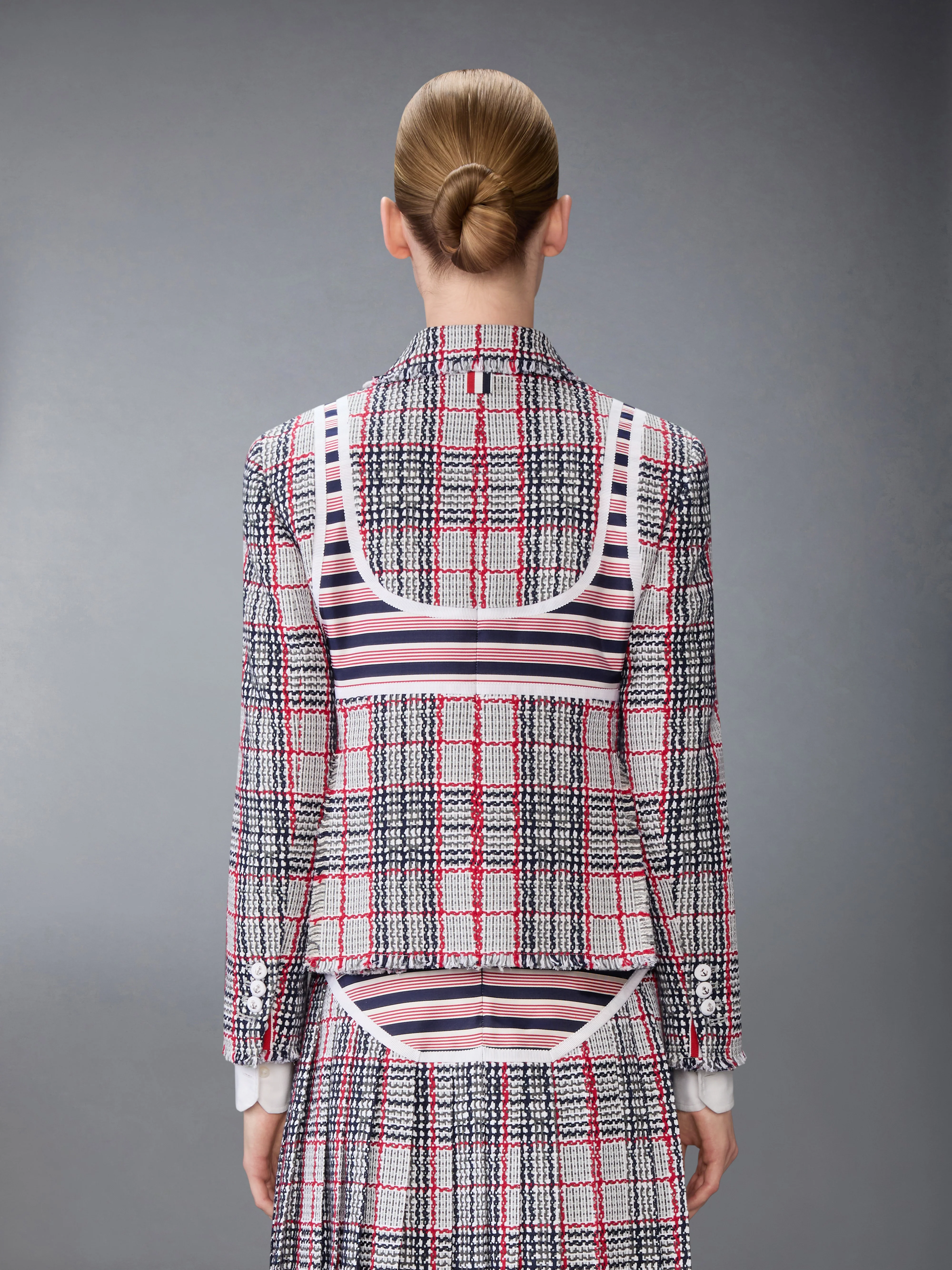 SUMMER TWEED TROMPE L’ŒIL BIKINI FRAY EDGE SPORTCOAT - Image 2