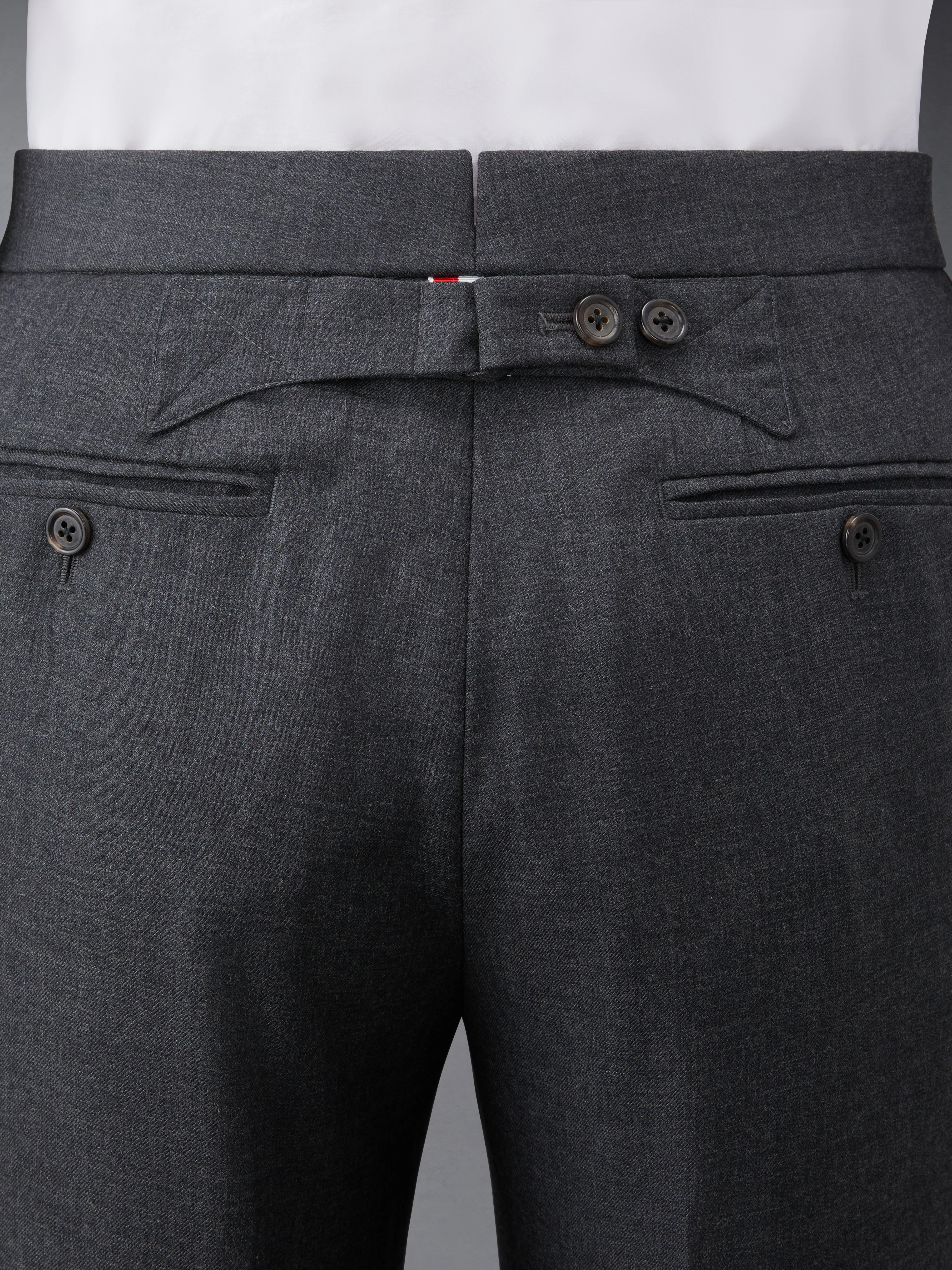 SUPER 120’S TWILL BACKSTRAP TROUSER - Image 4
