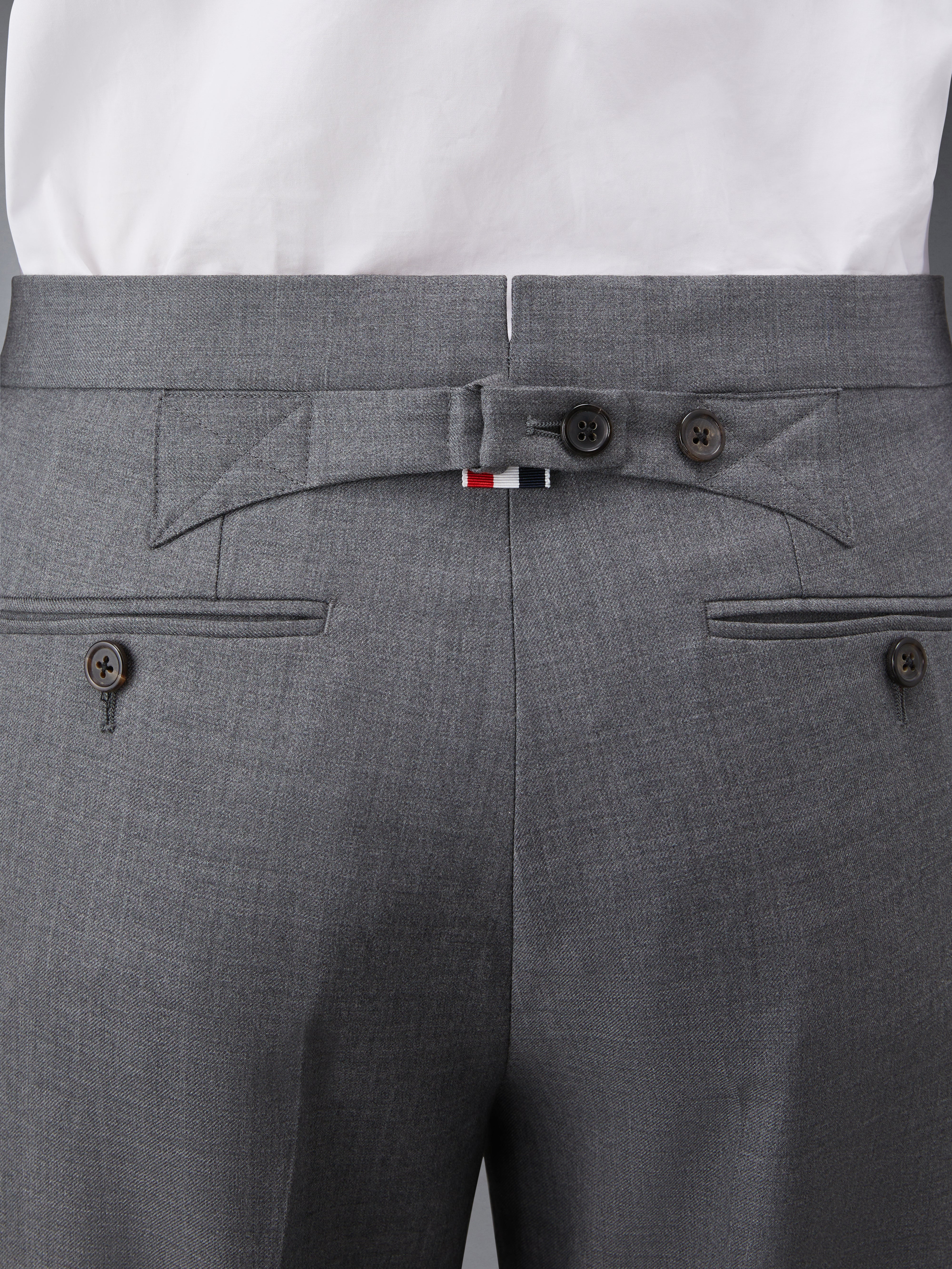 SUPER 120’S TWILL BACKSTRAP TROUSER - Image 4