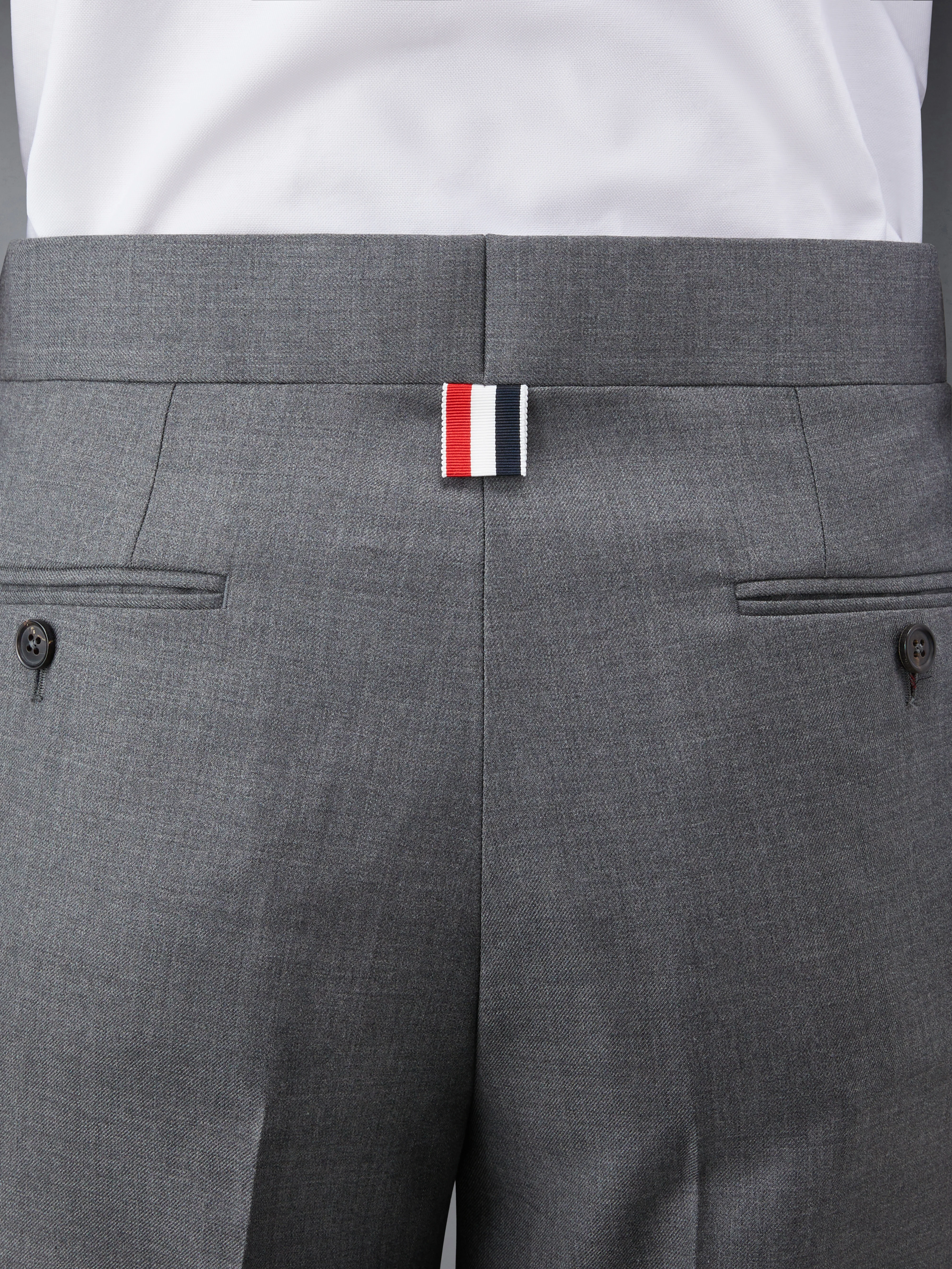 SUPER 120’S TWILL LOW RISE TROUSER - Image 4