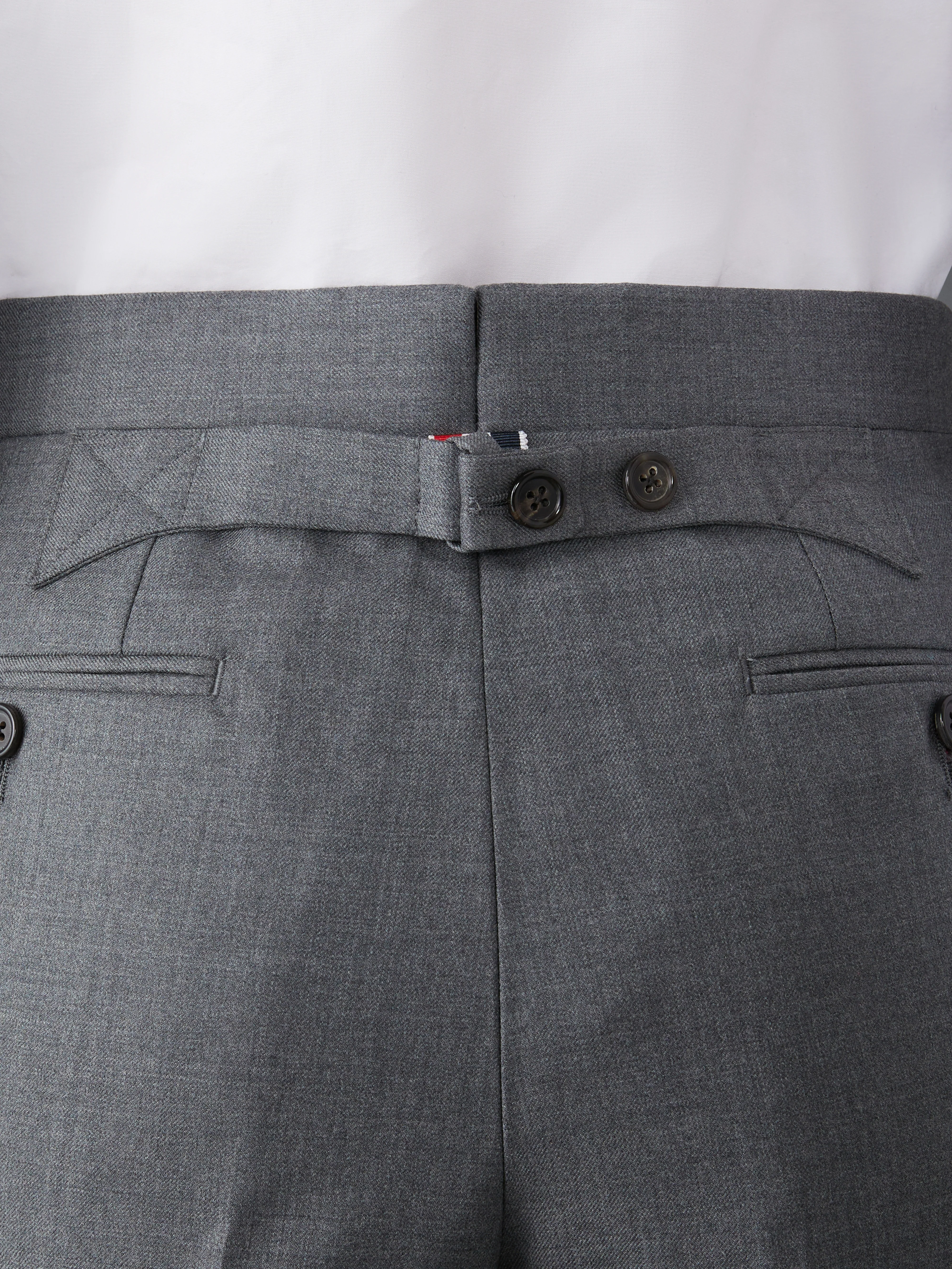SUPER 120'S TWILL BACKSTRAP BERMUDA SHORTS - Image 6