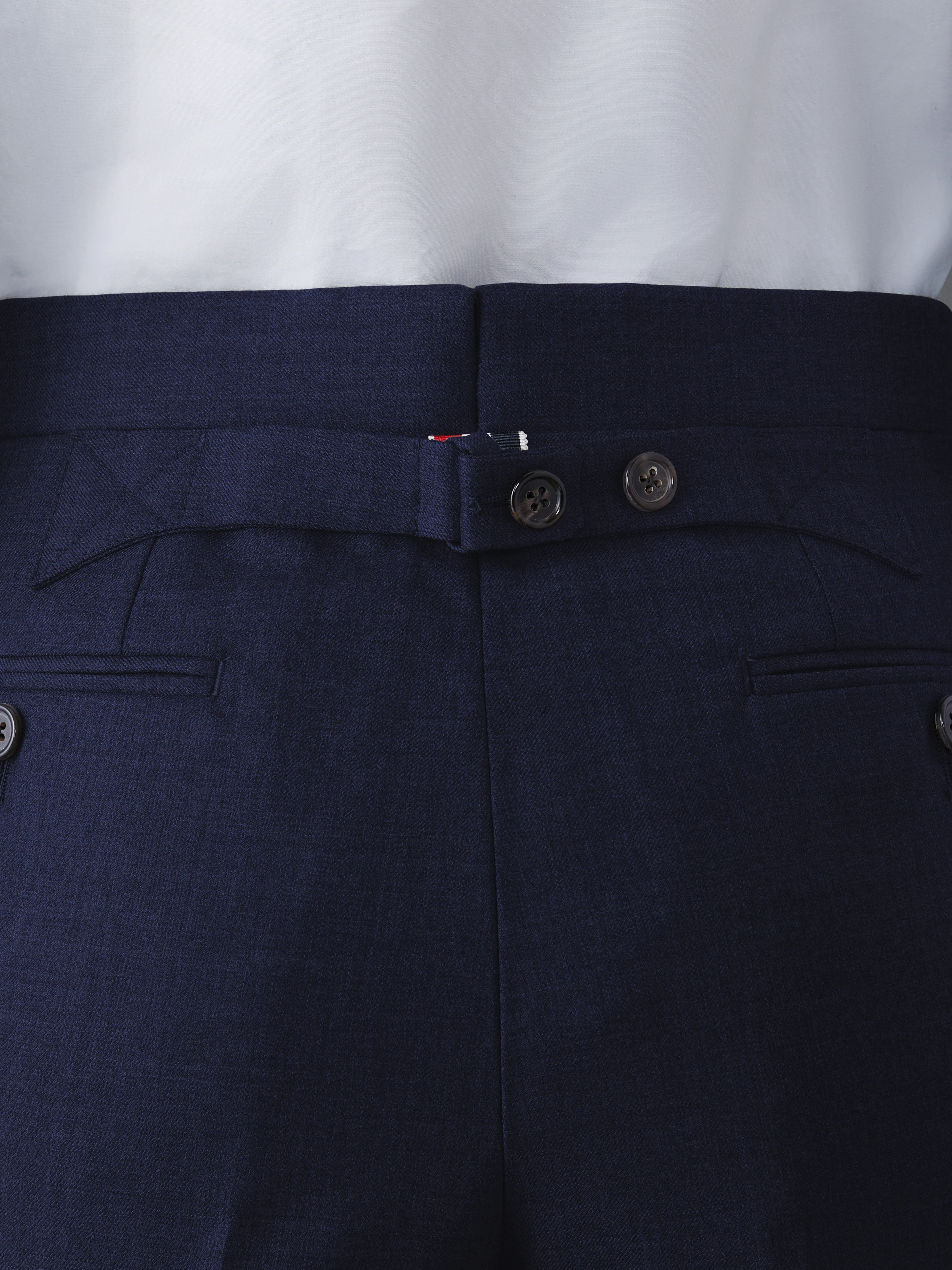 SUPER 120'S TWILL BACKSTRAP BERMUDA SHORTS - Image 6
