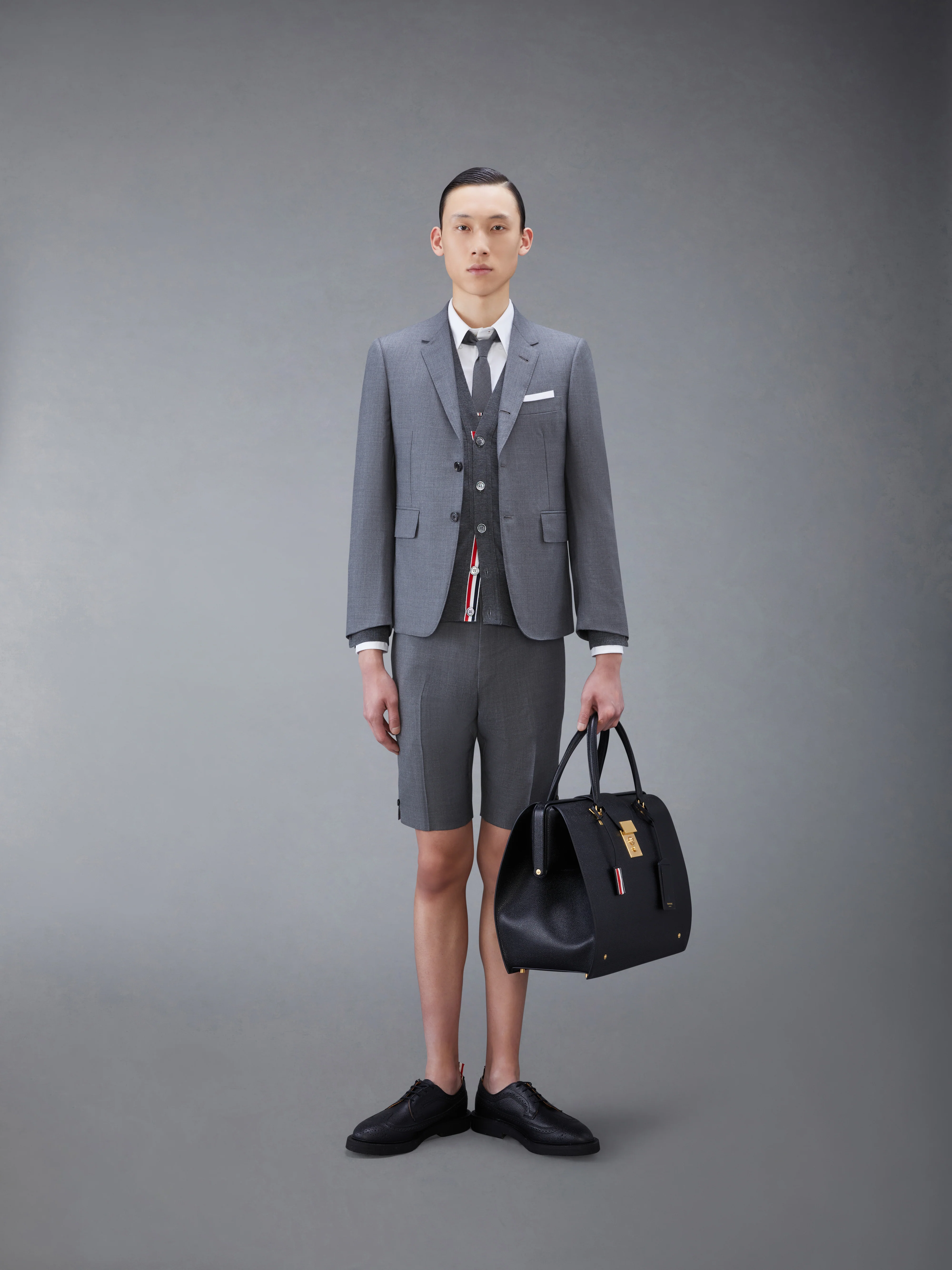 SUPER 120'S TWILL BACKSTRAP SHORTS - Image 3