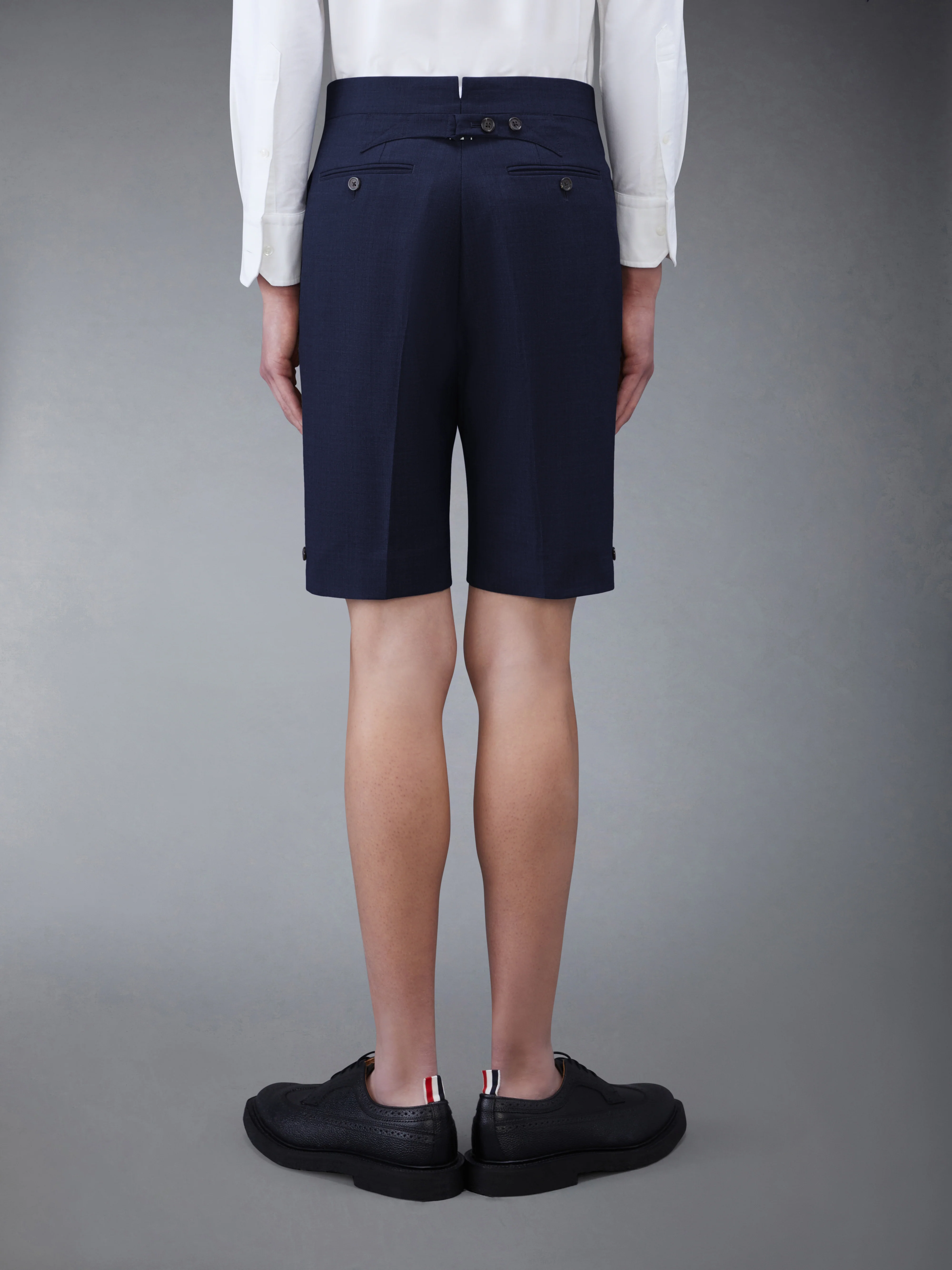 SUPER 120'S TWILL BACKSTRAP SHORTS - Image 2