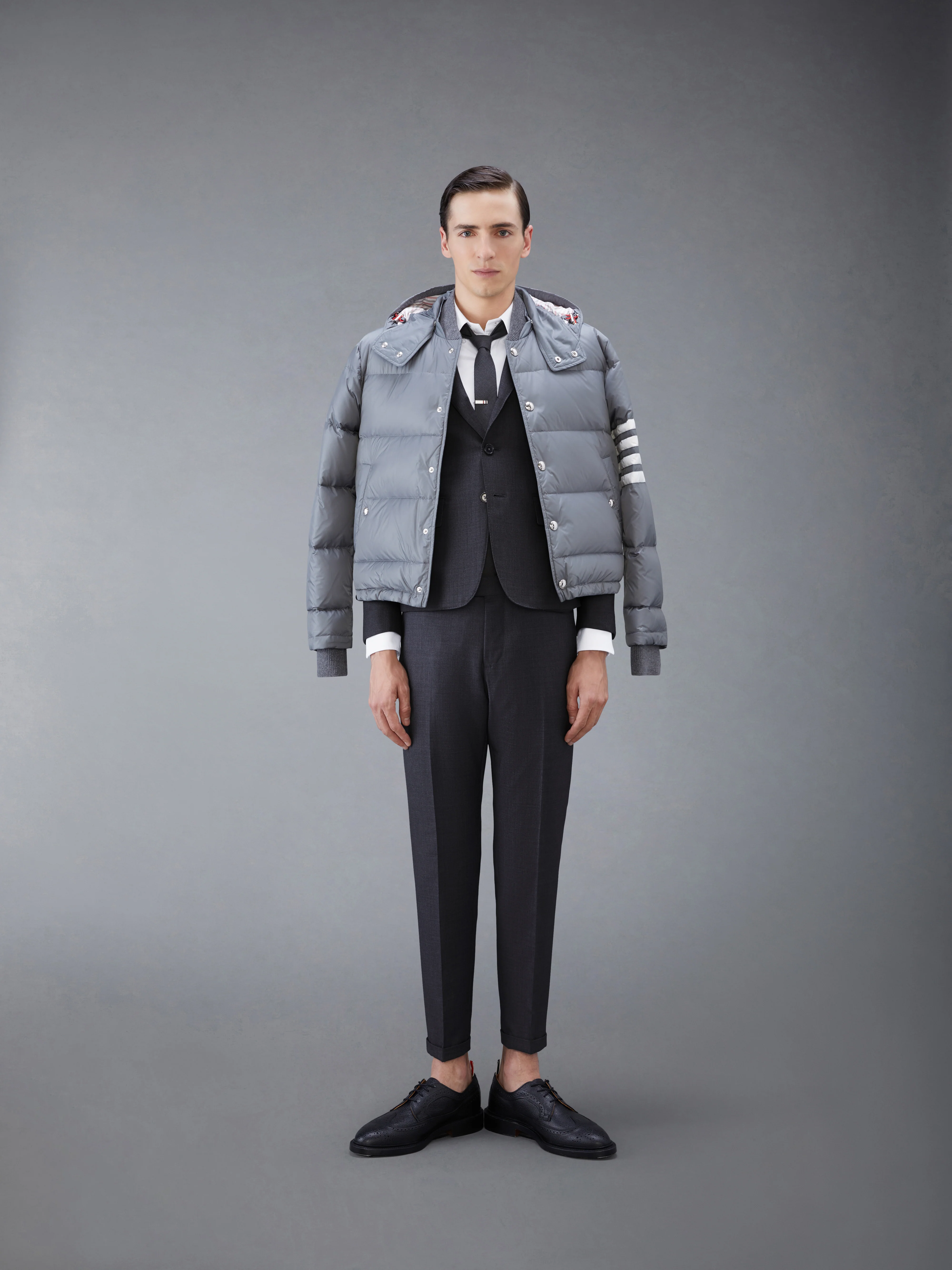 SUPER 120's TWILL LOW RISE TROUSER - Image 3